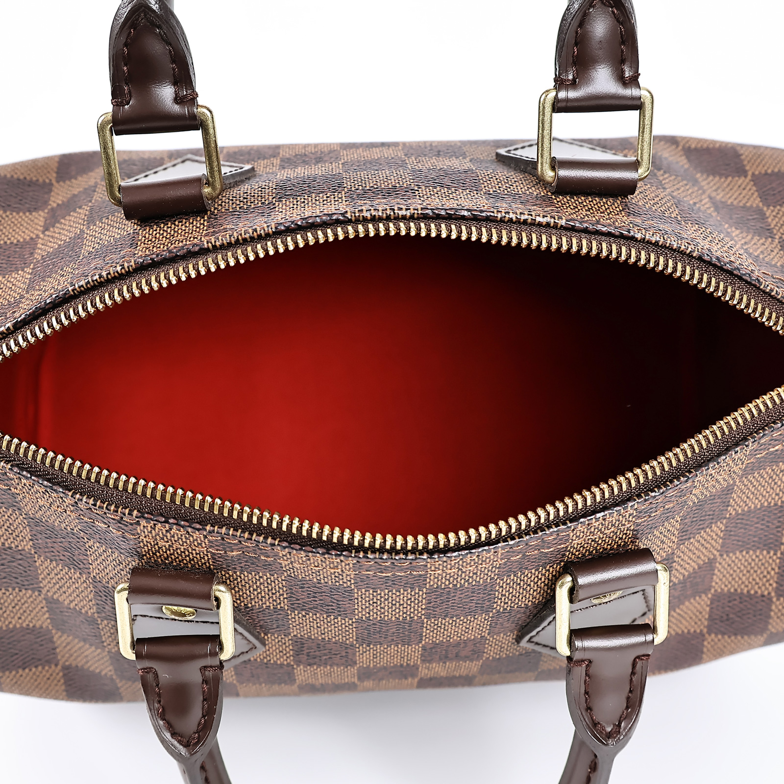 路易威登 LOUIS VUITTON Speedy 25 手提波士頓包 棕棋盤格 N41532 咖棋盤格SPEEDY25 購買證明正本