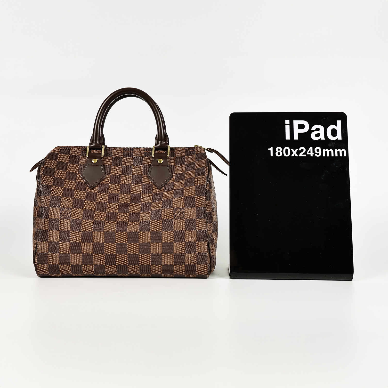 路易威登 LOUIS VUITTON Speedy 25 手提波士頓包 棕棋盤格 N41532 咖棋盤格SPEEDY25 購買證明正本