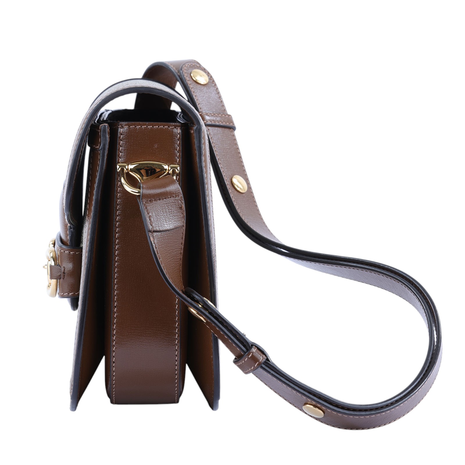 古馳 GUCCI 1955 馬銜扣 肩揹袋 602204 棕GG紋1955馬銜包 原廠盒子/防塵袋/購買證明正本