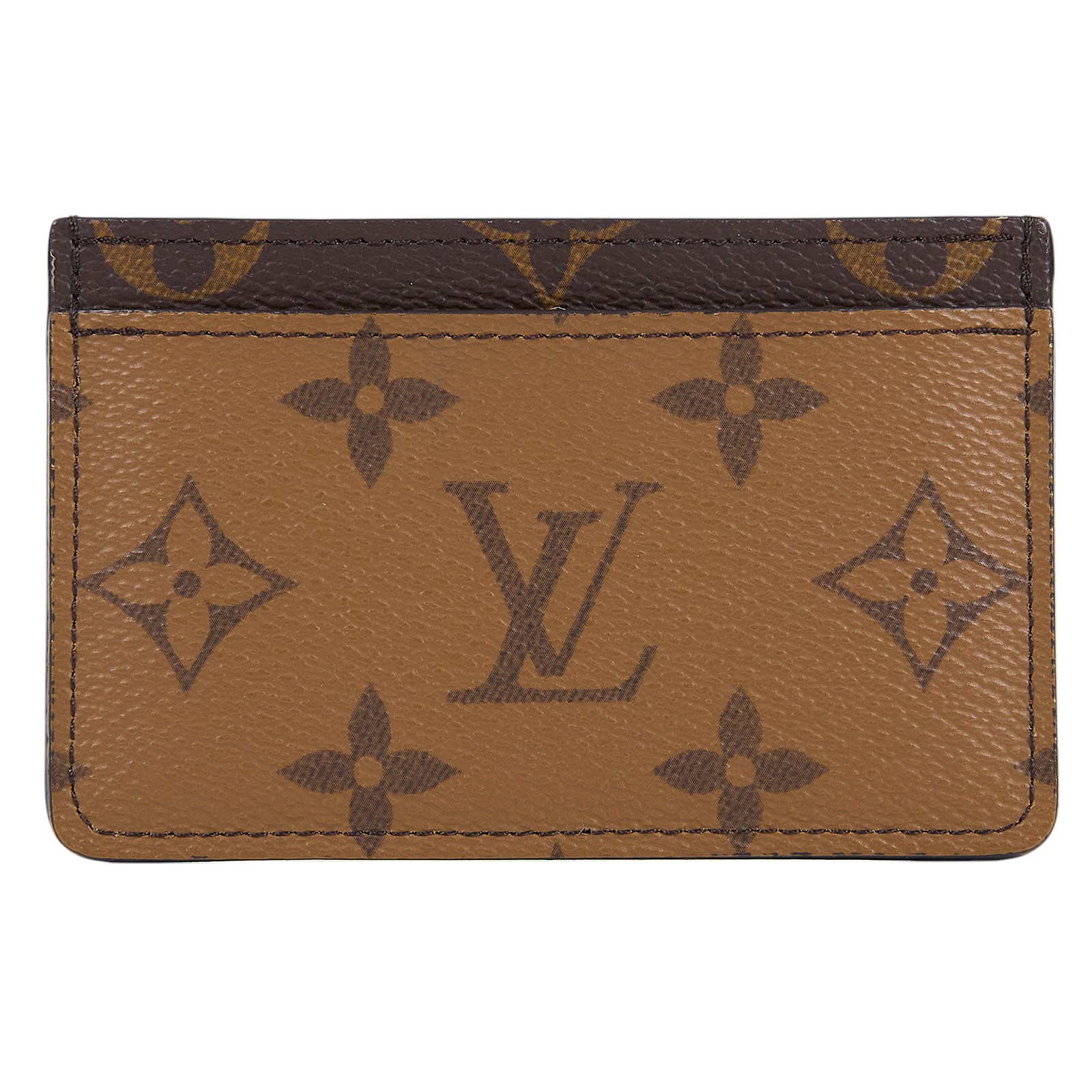 路易威登 LOUIS VUITTON 卡片套 卡夾 Monogram帆布 M69161 晶片款 原花雙色卡夾 原廠盒子/防塵袋