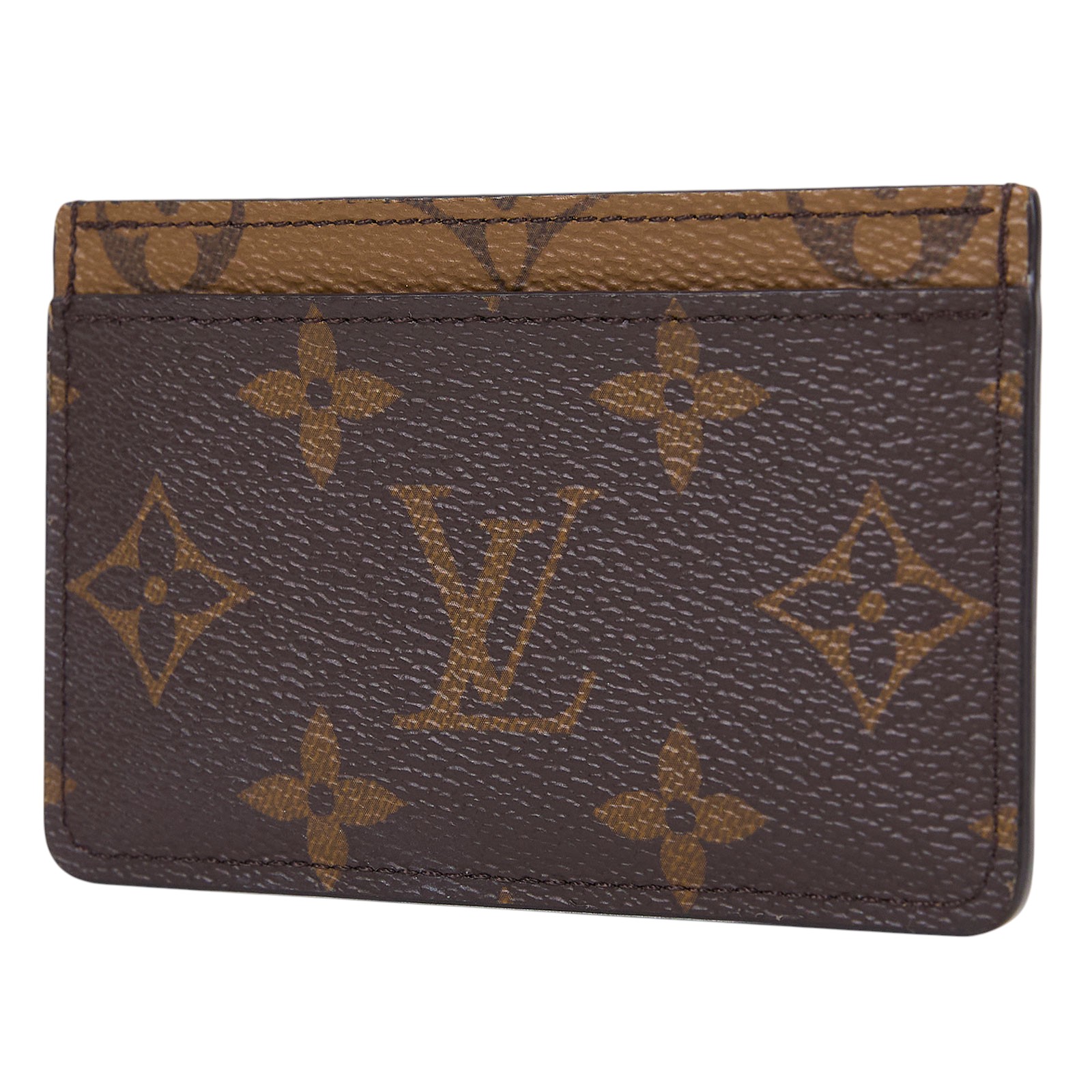 路易威登 LOUIS VUITTON 卡片套 卡夾 Monogram帆布 M69161 晶片款 原花雙色卡夾 原廠盒子/防塵袋