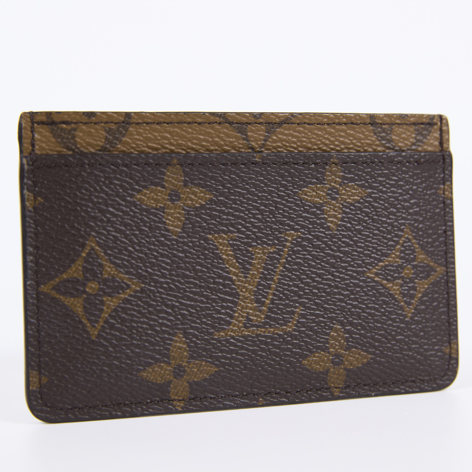 路易威登 LOUIS VUITTON 卡片套 卡夾 Monogram帆布 M69161 晶片款 原花雙色卡夾 原廠盒子/防塵袋