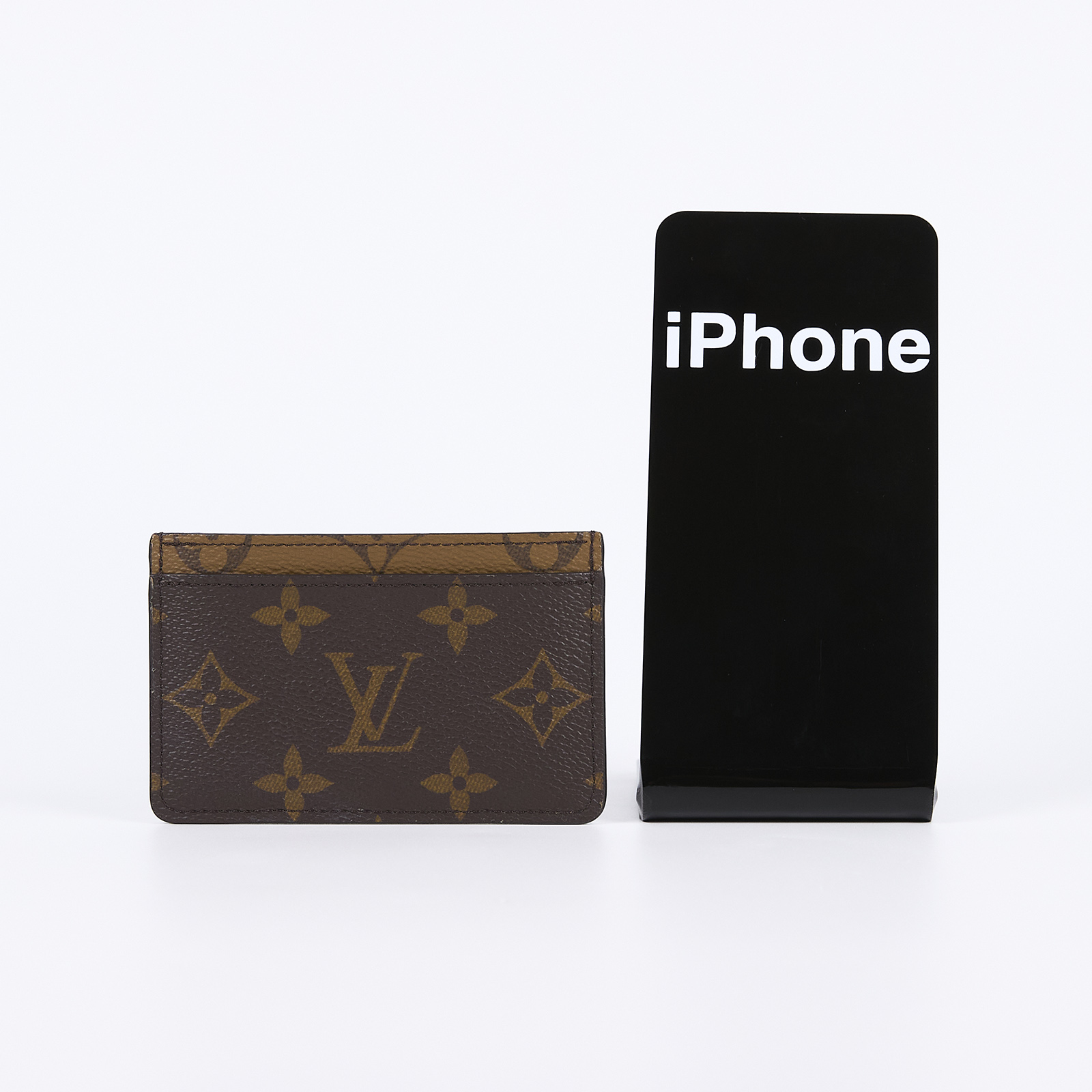 路易威登 LOUIS VUITTON 卡片套 卡夾 Monogram帆布 M69161 晶片款 原花雙色卡夾 原廠盒子/防塵袋