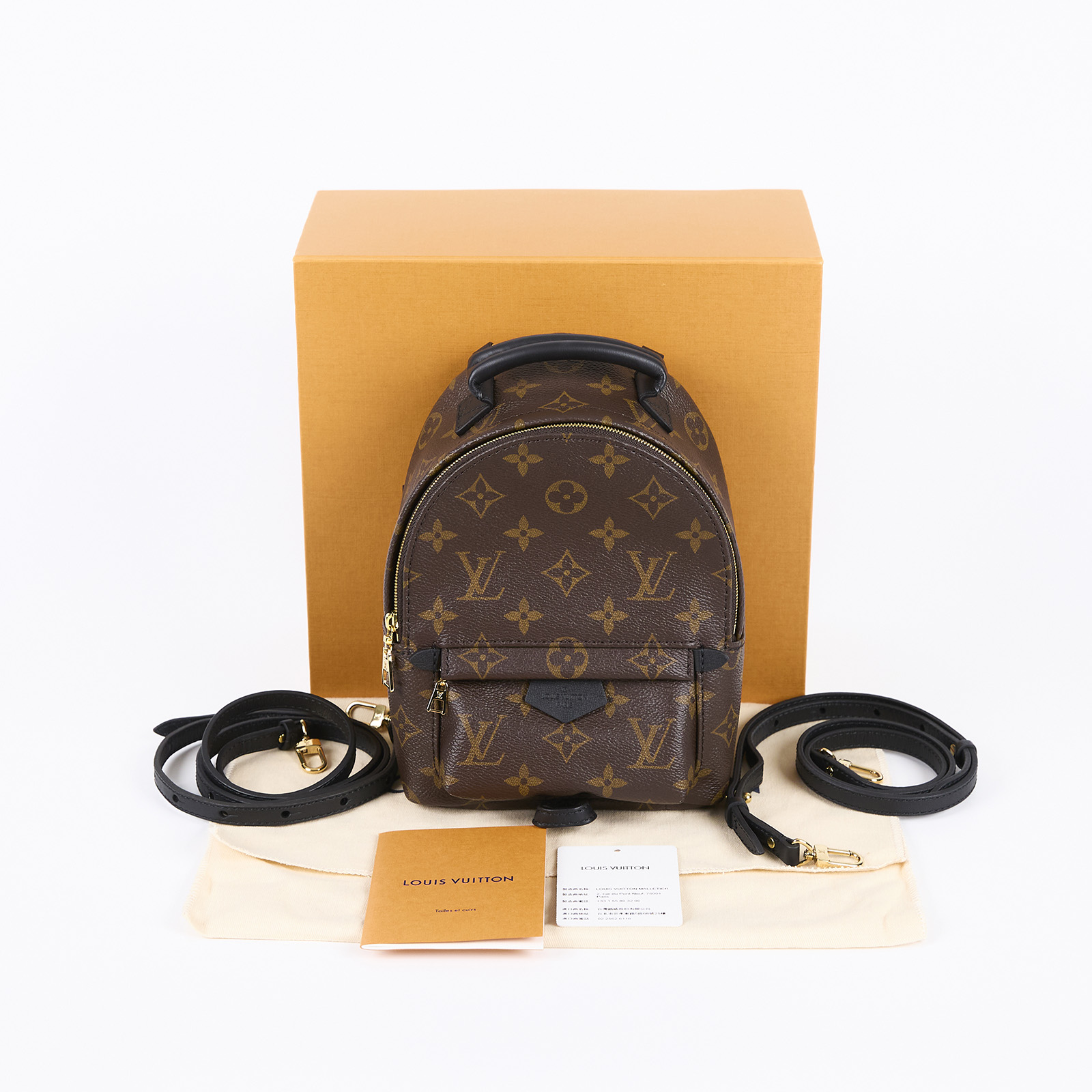路易威登 LOUIS VUITTON Palm Springs Mini 迷你 後背包 M44873 原花PALM SPRINGS MINI 原廠盒子/防塵袋