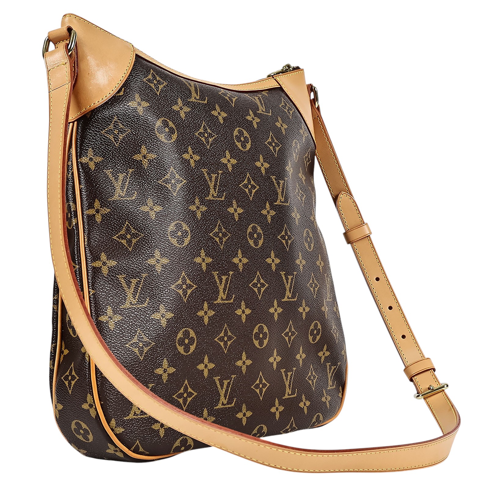 路易威登 LOUIS VUITTON Odéon MM 拉鏈 肩背包 M56389 原花ODEON MM 防塵袋/購買證明正本