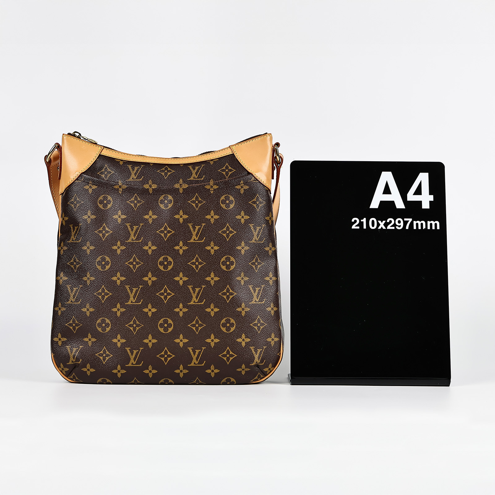 路易威登 LOUIS VUITTON Odéon MM 拉鏈 肩背包 M56389 原花ODEON MM 防塵袋/購買證明正本