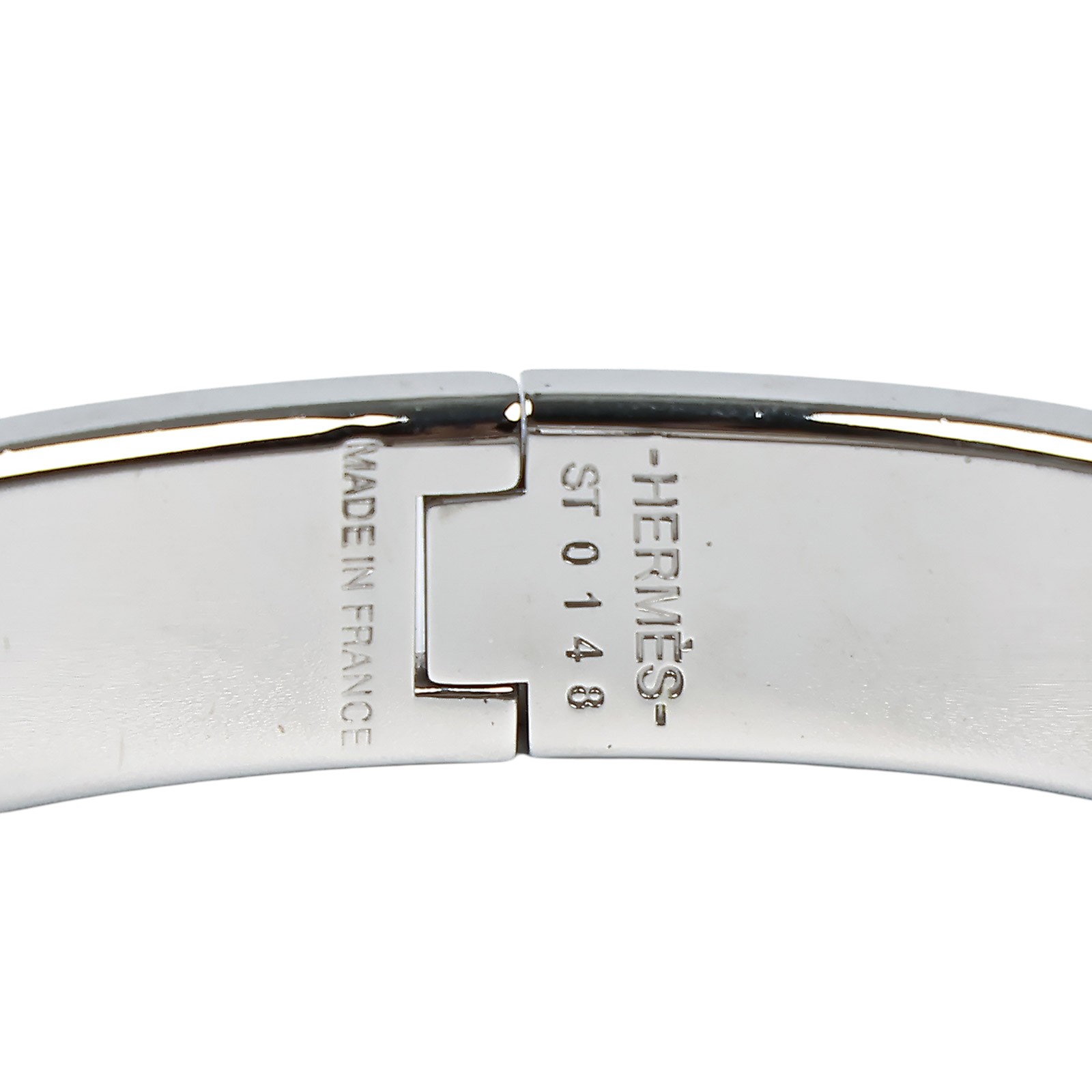 愛馬仕 Hermès Clic H PM 手環 CLICHBPM ST 0148 白銀細版CLIC H 無附屬品