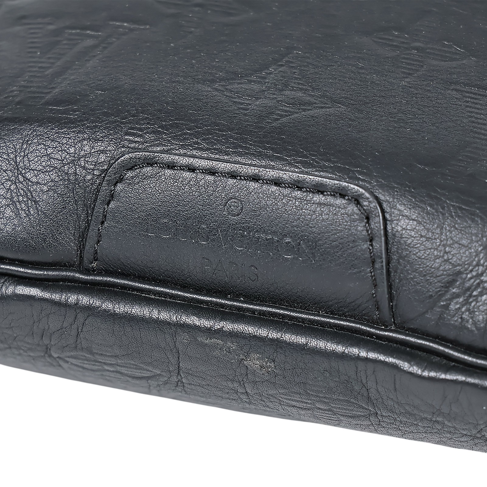 路易威登 LOUIS VUITTON Discovery PM 腰包 小牛皮 黑色 M46036 黑原花DISCOVERY腰包 無附屬品