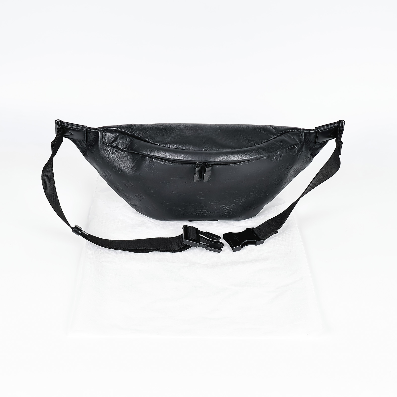 路易威登 LOUIS VUITTON Discovery PM 腰包 小牛皮 黑色 M46036 黑原花DISCOVERY腰包 無附屬品