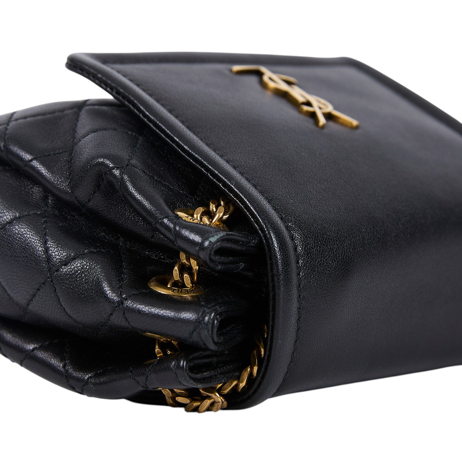 聖羅蘭 YSL SAINT LAURENT Nolia 小羊皮 迷你 手袋 肩背包 6727381EL07  原廠盒子/防塵袋
