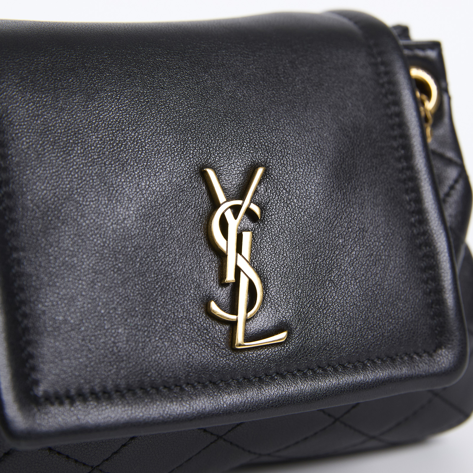 聖羅蘭 YSL SAINT LAURENT Nolia 小羊皮 迷你 手袋 肩背包 6727381EL07  原廠盒子/防塵袋