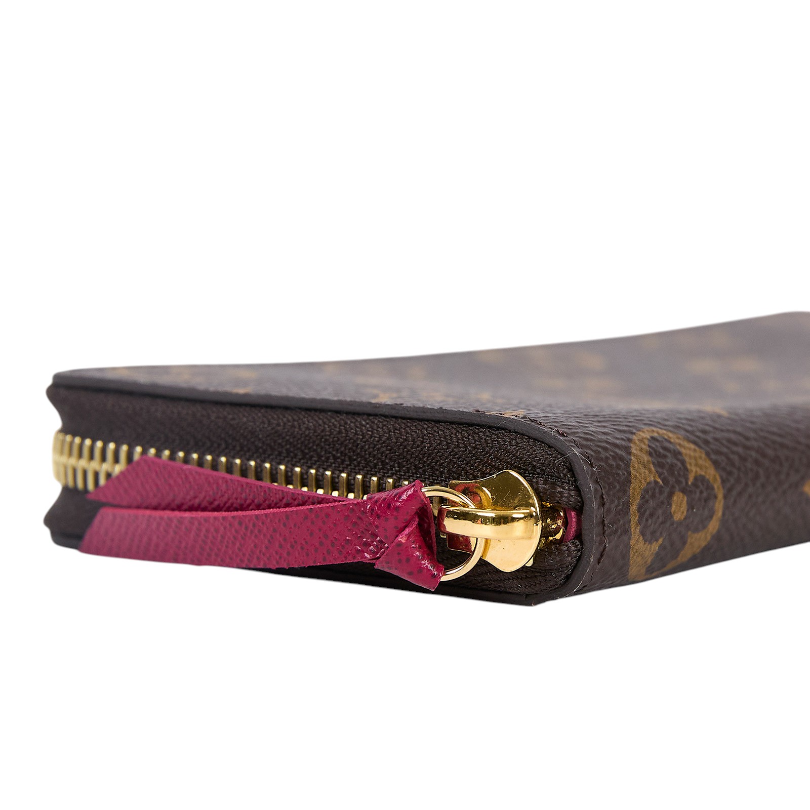 路易威登 LOUIS VUITTON Clémence 錢包 拉鍊 長夾 經典帆布 芭蕾粉色 M61298 晶片款  原廠盒子/防塵袋