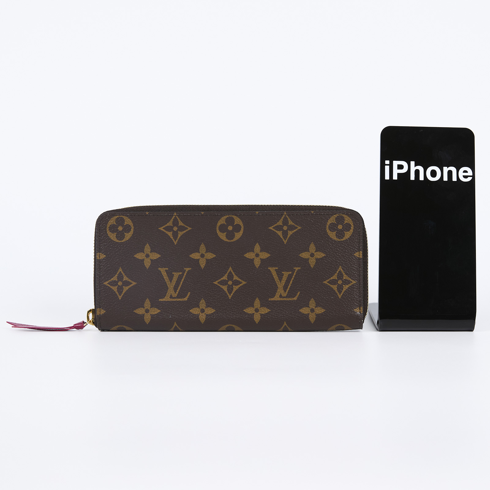 路易威登 LOUIS VUITTON Clémence 錢包 拉鍊 長夾 經典帆布 芭蕾粉色 M61298 晶片款  原廠盒子/防塵袋
