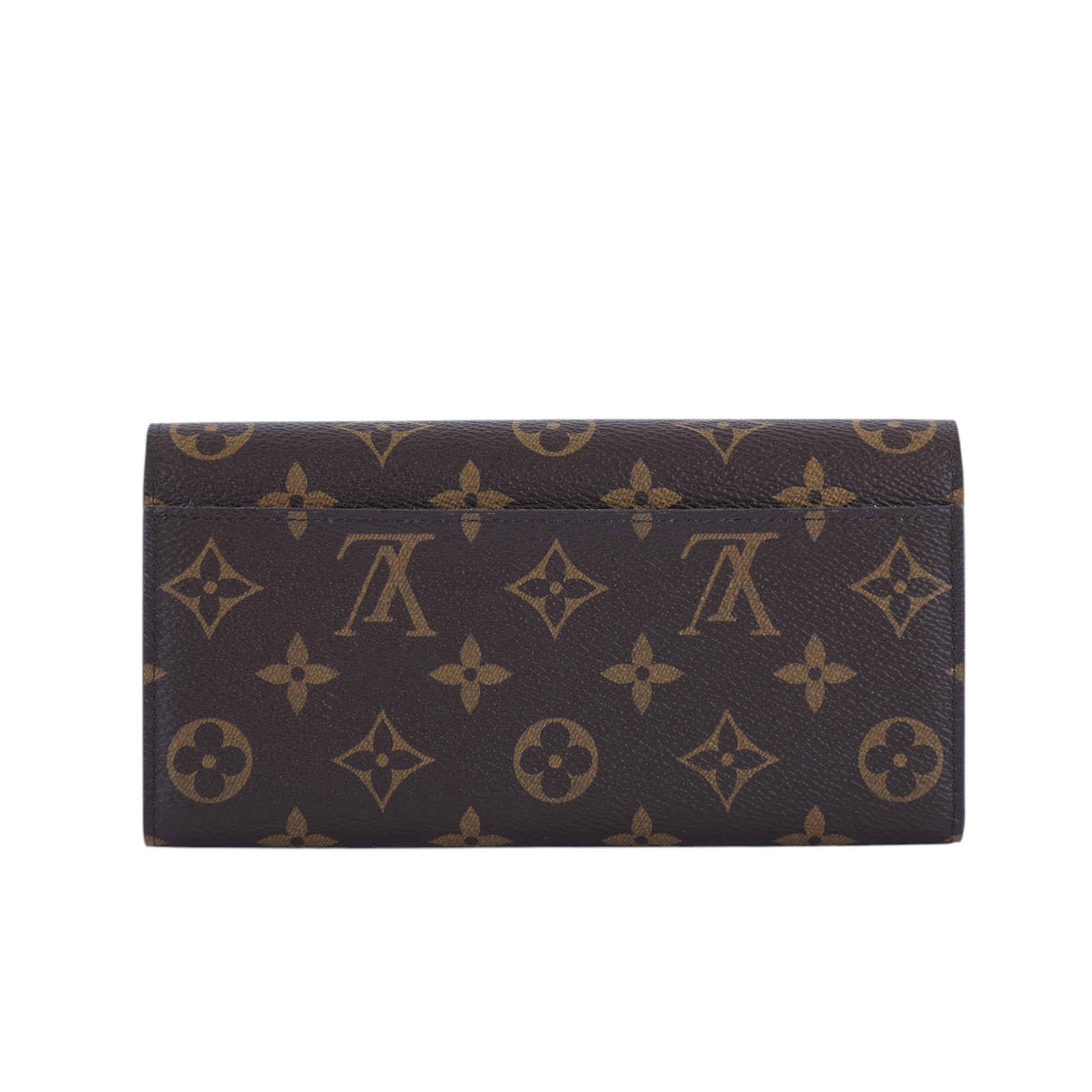 路易威登 LOUIS VUITTON Sarah 錢包 口蓋長夾 棕色 M60531 晶片款 原花SARAH 長夾 原廠盒子/防塵袋