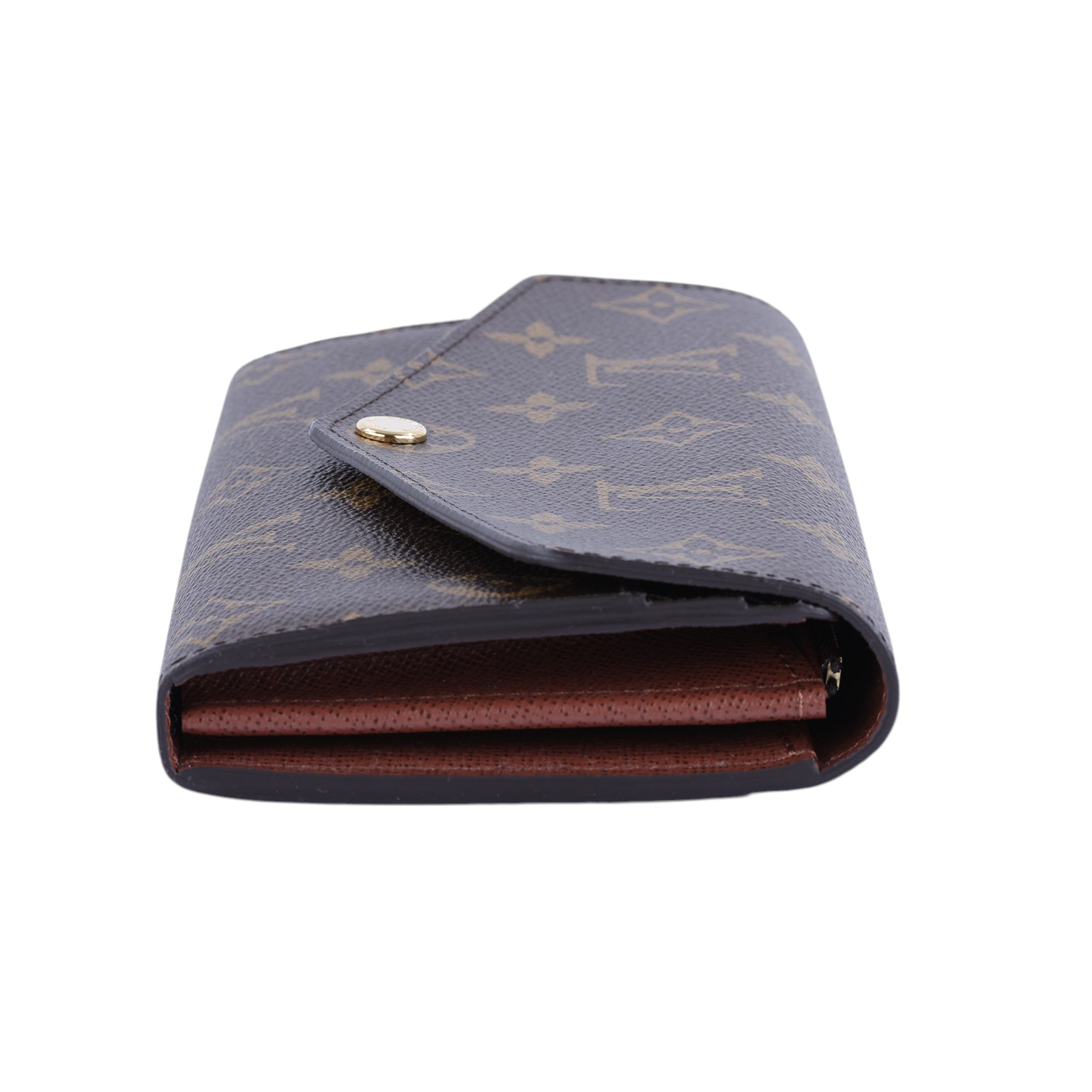 路易威登 LOUIS VUITTON Sarah 錢包 口蓋長夾 棕色 M60531 晶片款 原花SARAH 長夾 原廠盒子/防塵袋
