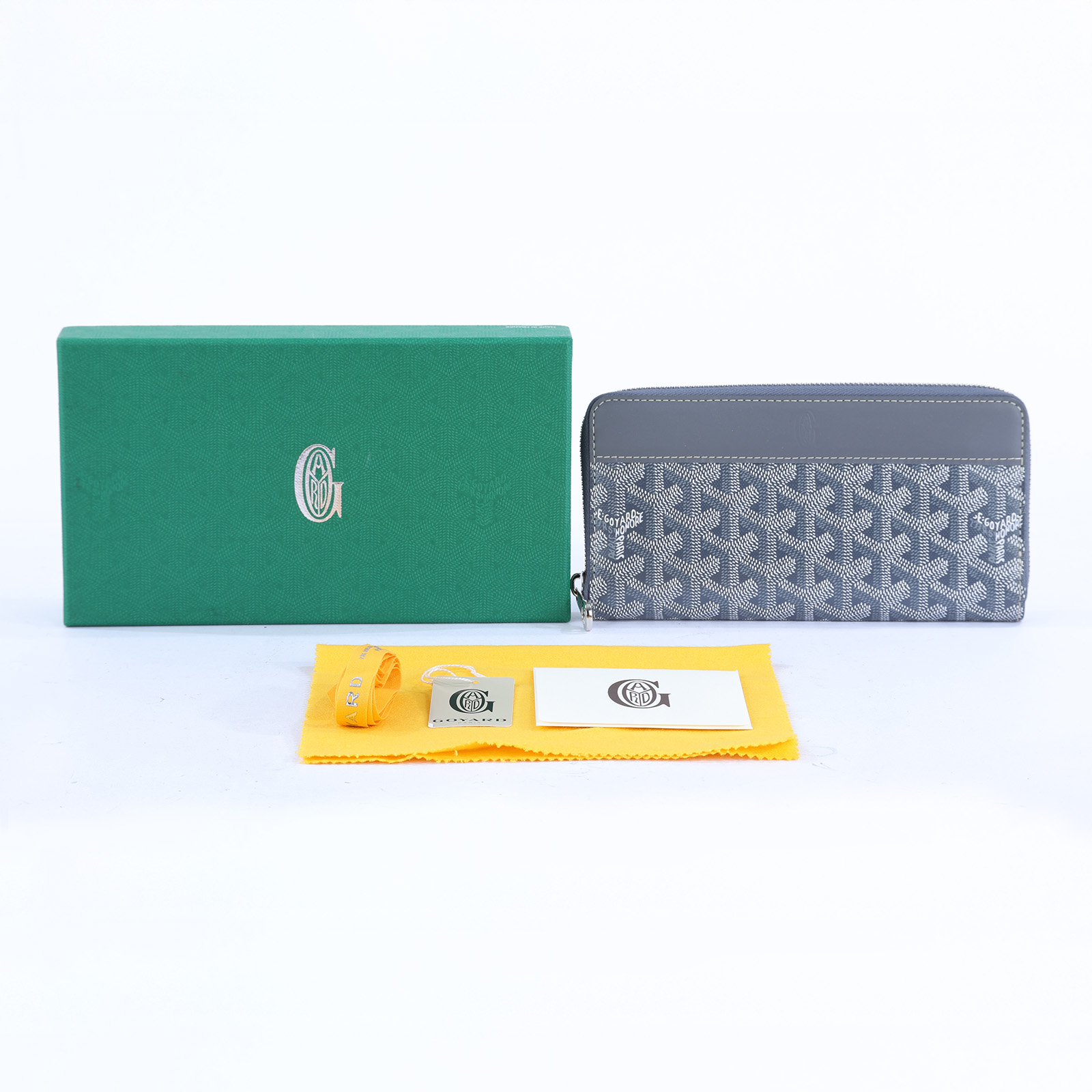 高雅德 GOYARD Matignon GM Wallet 錢包 拉鍊 長夾 MATIG2GMLTY 灰MATIGNON GM拉鍊長夾 原廠盒子