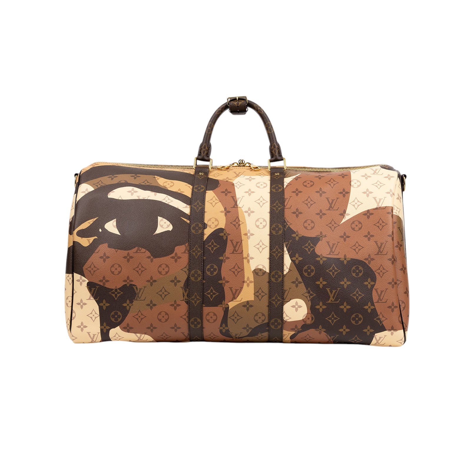 路易威登 LOUIS VUITTON Keepall Bandoulière 55 Portrait 波士頓包 旅行袋 M46677 晶片款  防塵袋/背帶/鎖組