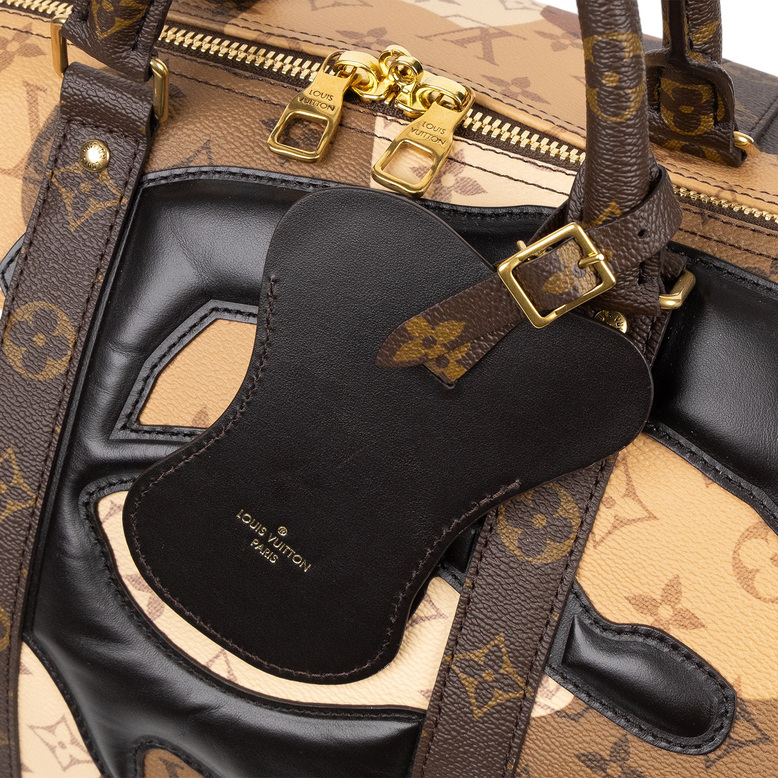 路易威登 LOUIS VUITTON Keepall Bandoulière 55 Portrait 波士頓包 旅行袋 M46677 晶片款  防塵袋/背帶/鎖組
