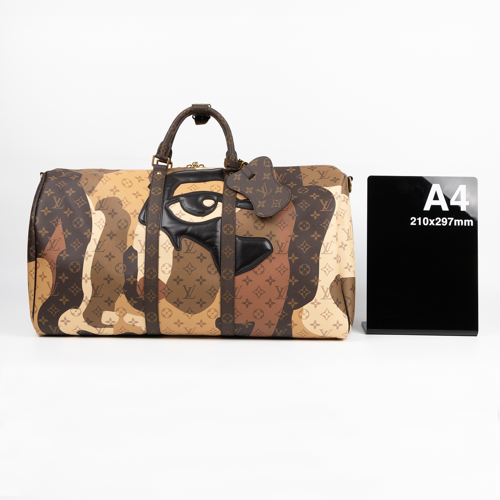 路易威登 LOUIS VUITTON Keepall Bandoulière 55 Portrait 波士頓包 旅行袋 M46677 晶片款  防塵袋/背帶/鎖組