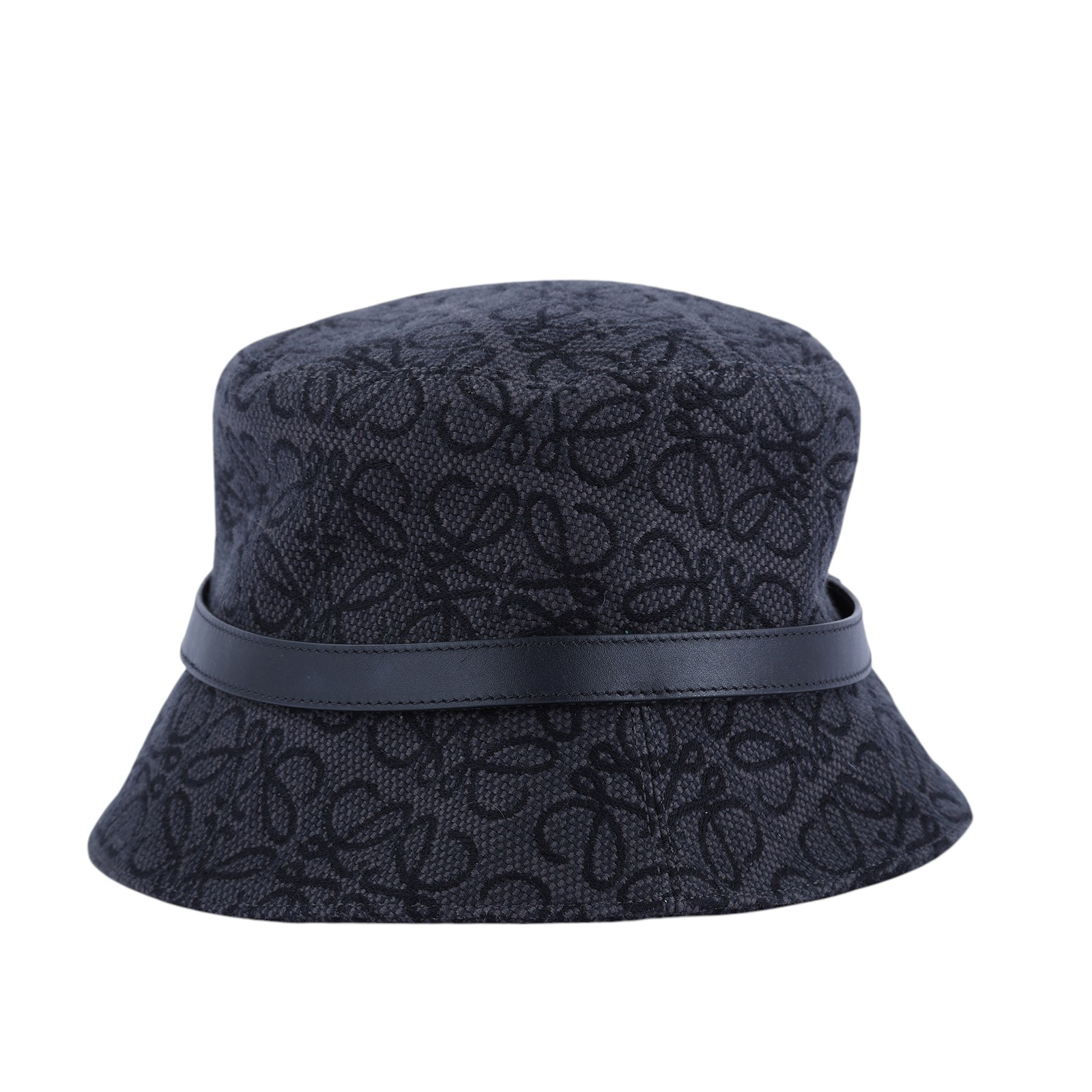 羅意威 LOEWE Anagram 漁夫帽 K820HB1X05 黑LOGO帆布漁夫帽#57 防塵袋