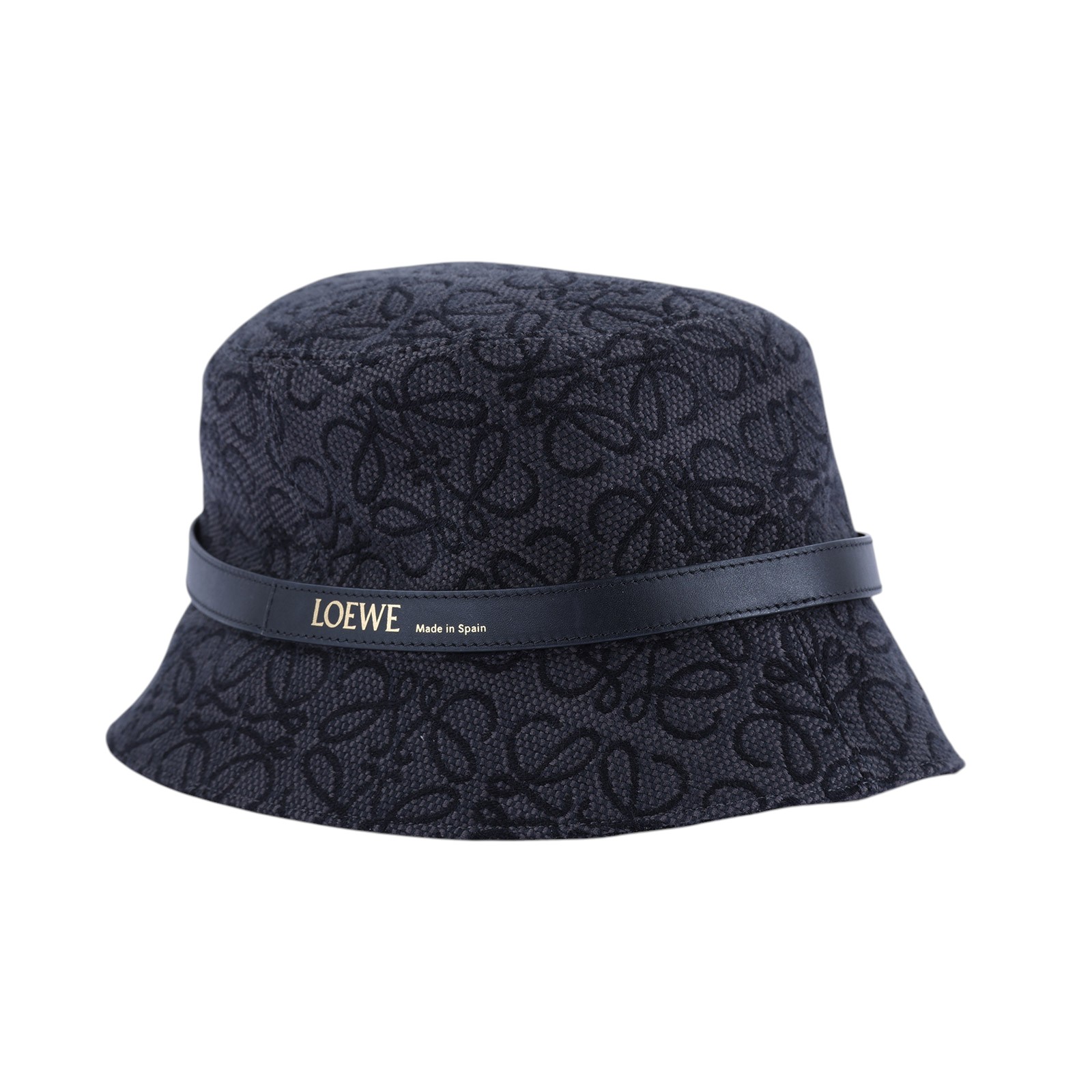 羅意威 LOEWE Anagram 漁夫帽 K820HB1X05 黑LOGO帆布漁夫帽#57 防塵袋
