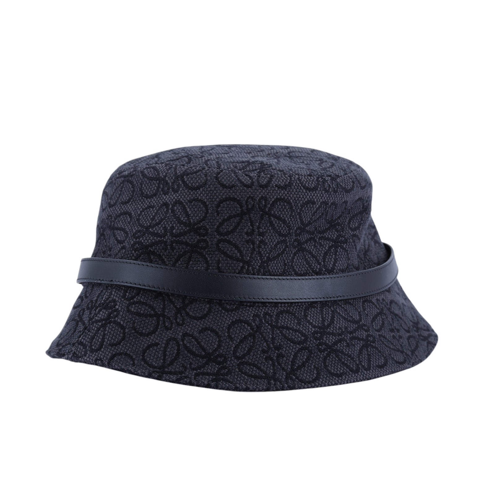 羅意威 LOEWE Anagram 漁夫帽 K820HB1X05 黑LOGO帆布漁夫帽#57 防塵袋