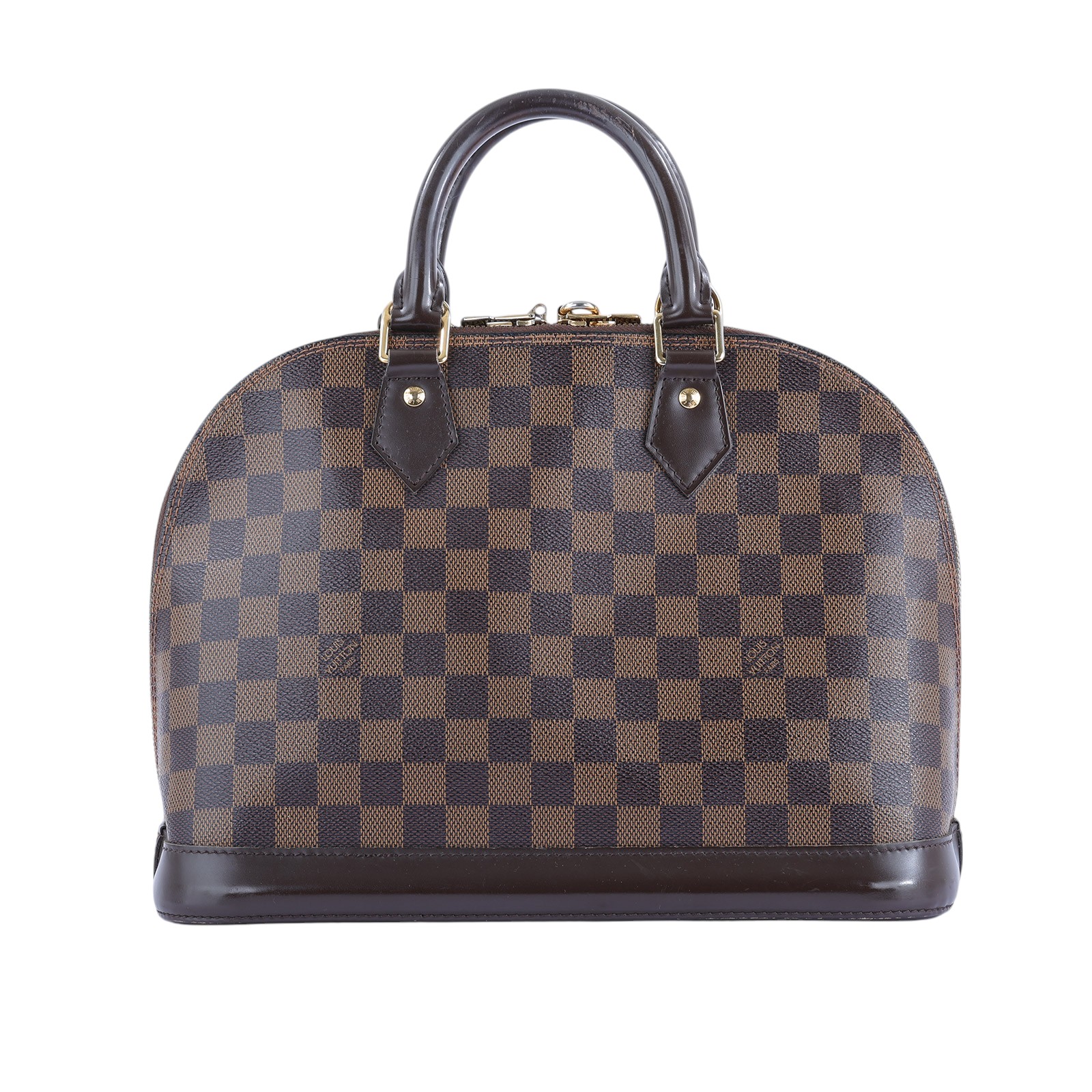 路易威登 LOUIS VUITTON Alma PM 棕棋盤 可斜背 貝殼包  N53151 棋盤格ALMA PM 防塵袋/鎖組