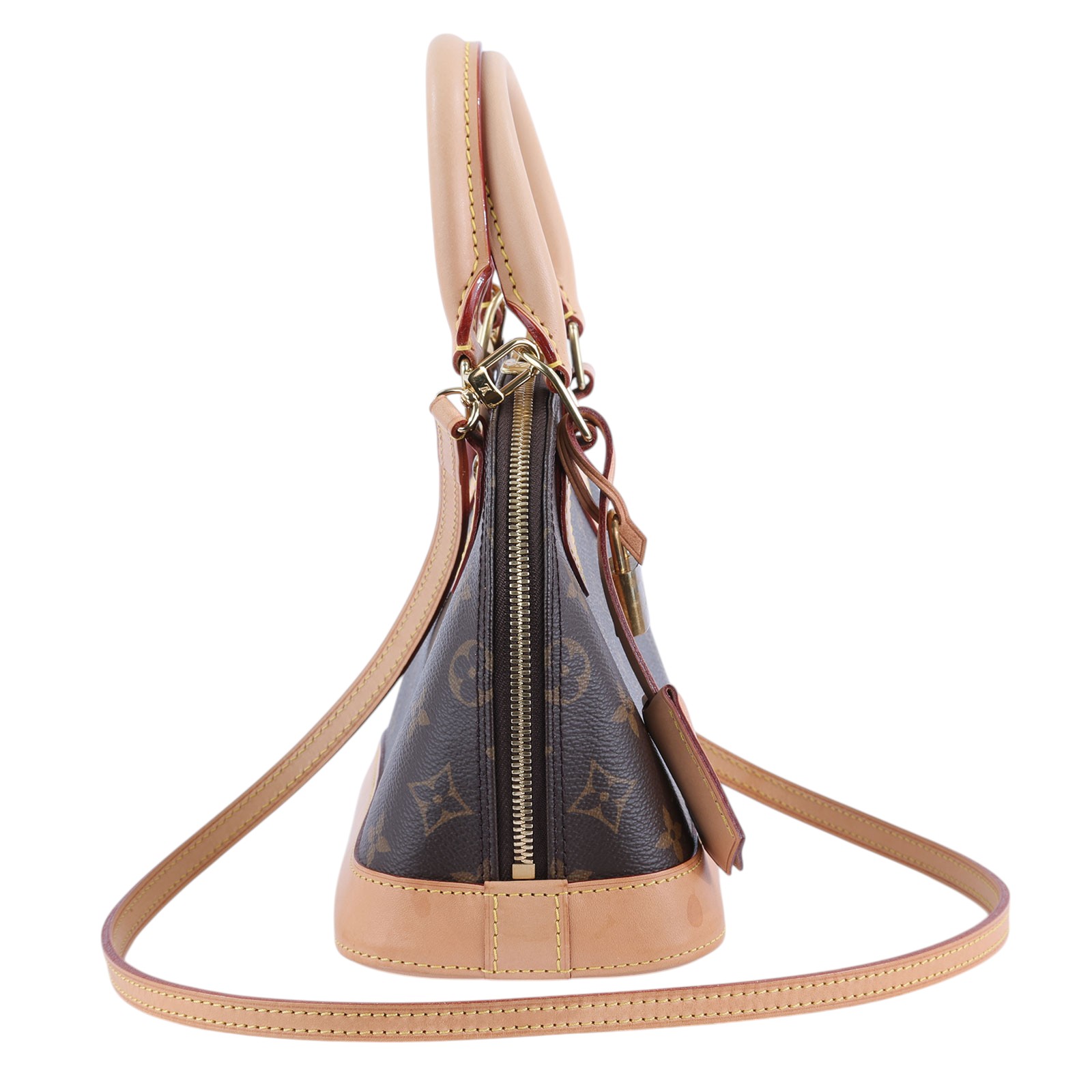 路易威登 LOUIS VUITTON Alma BB 手提包 經典帆布 M53152 晶片款 原花ALMA BB 原廠盒子/防塵袋/購買證明原本