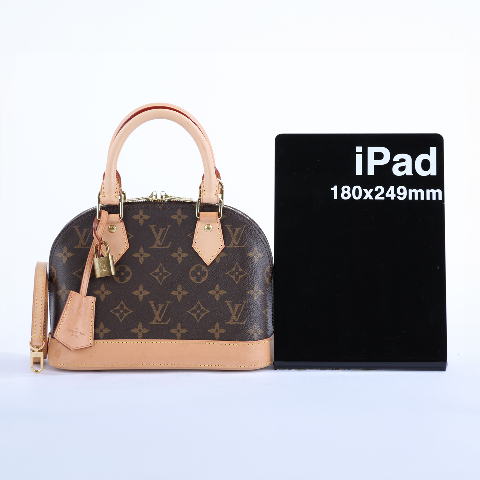 路易威登 LOUIS VUITTON Alma BB 手提包 經典帆布 M53152 晶片款 原花ALMA BB 原廠盒子/防塵袋/購買證明原本