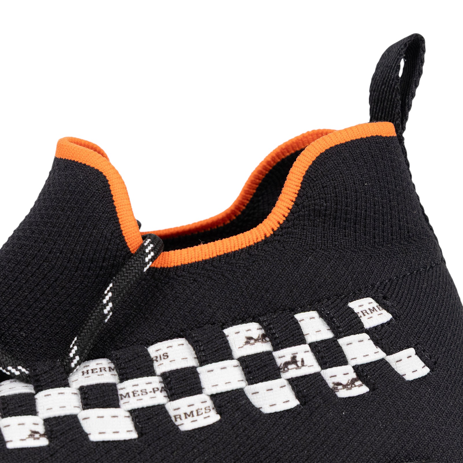 愛馬仕 Hermès Flex 簡便運動鞋 H222161Z_385 Z857-H222161Z 黑橘運動鞋 #38.5 原廠盒子/防塵袋2