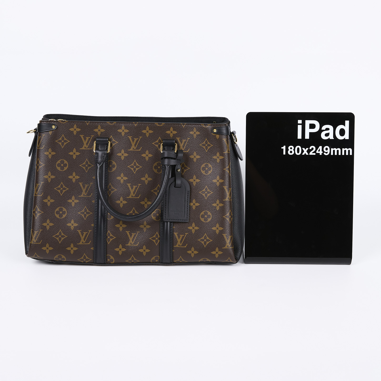 路易威登 LOUIS VUITTON Soufflot MM 手提包 M44817 晶片款  背帶/防塵袋/原廠盒子/購買證明正本/吊牌