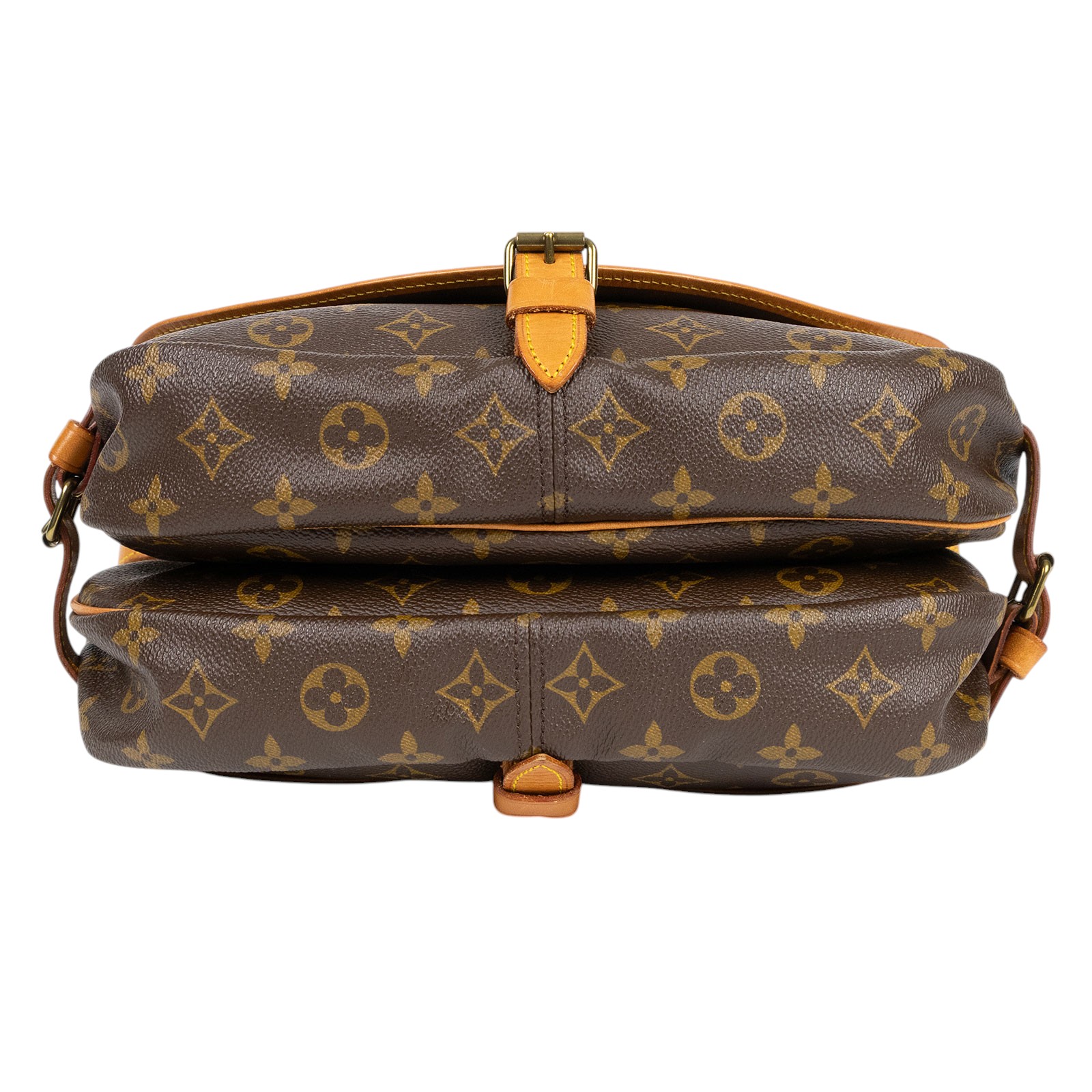 路易威登 LOUIS VUITTON Saumur 30 馬鞍包 M42256 原花馬鞍包 無附屬品