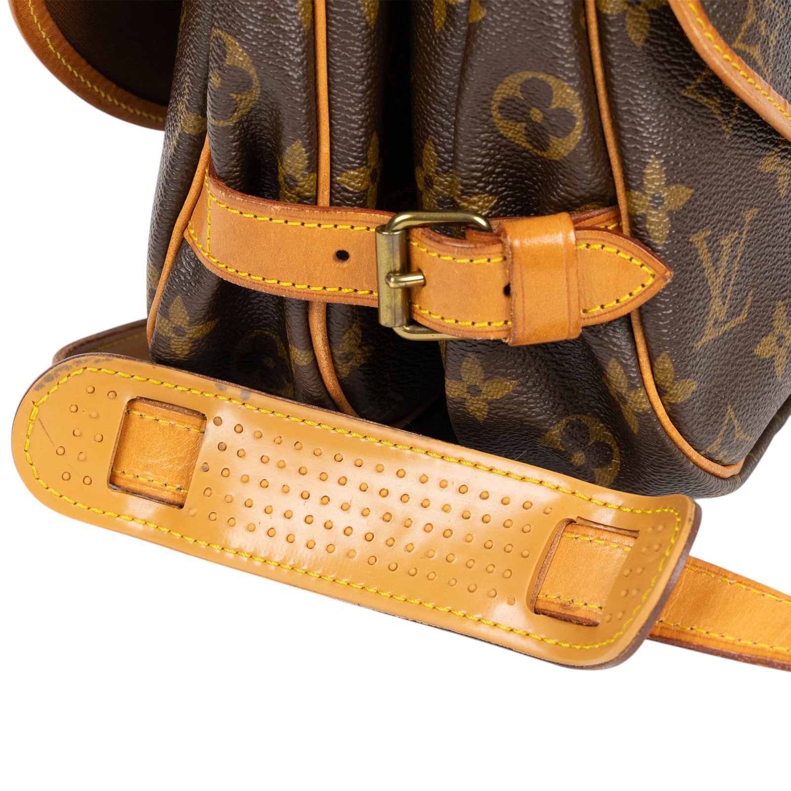 路易威登 LOUIS VUITTON Saumur 30 馬鞍包 M42256 原花馬鞍包 無附屬品