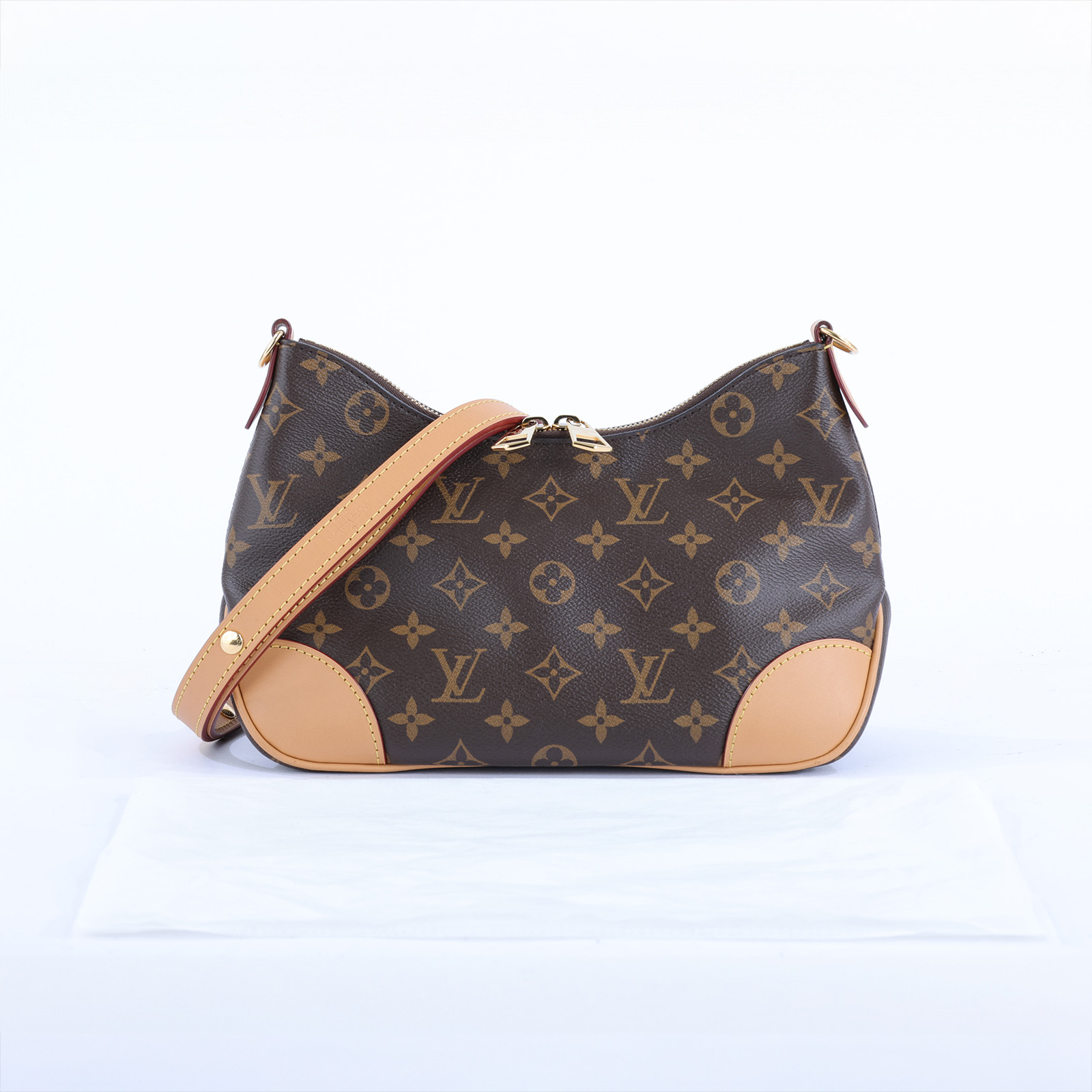 路易威登 LOUIS VUITTON Boulogne 牛角包 手提 斜肩背包 M45832 晶片款 Boulogne PM 無附屬品