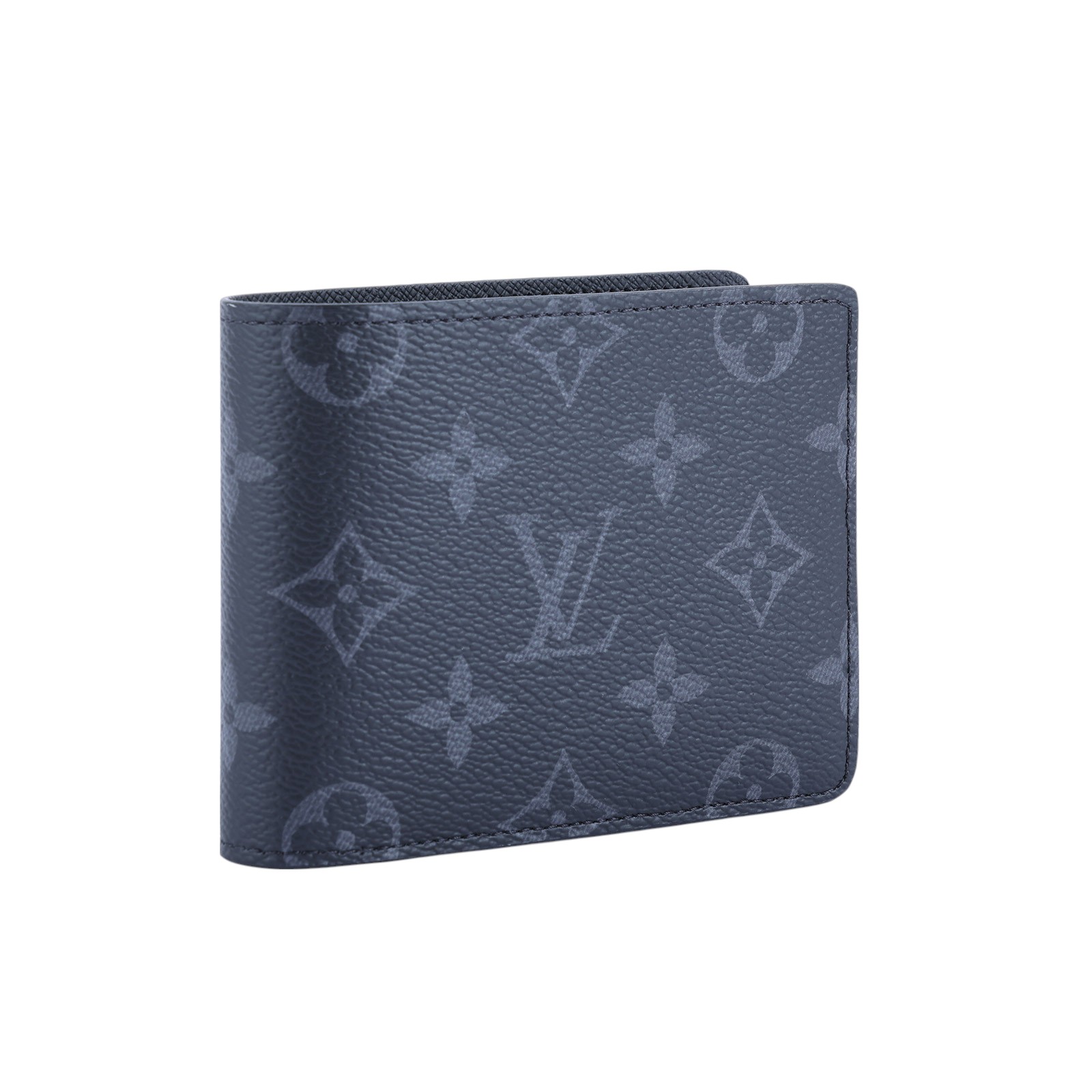 路易威登 LOUIS VUITTON Multiple Eclipse帆布 錢包 短夾 M61695 晶片款 黑原花短夾 原廠盒子/防塵袋/購買證明正本