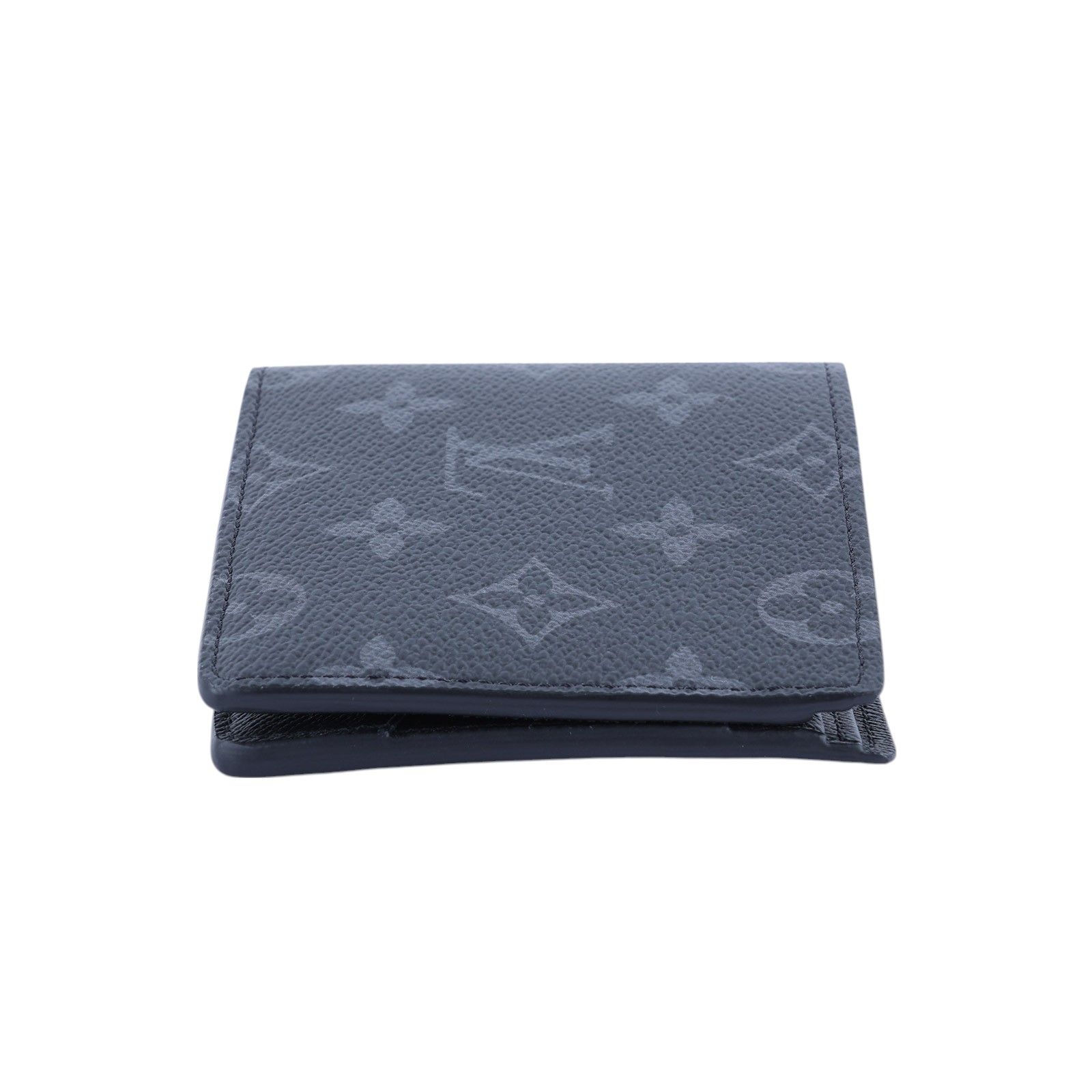 路易威登 LOUIS VUITTON Multiple Eclipse帆布 錢包 短夾 M61695 晶片款 黑原花短夾 原廠盒子/防塵袋/購買證明正本