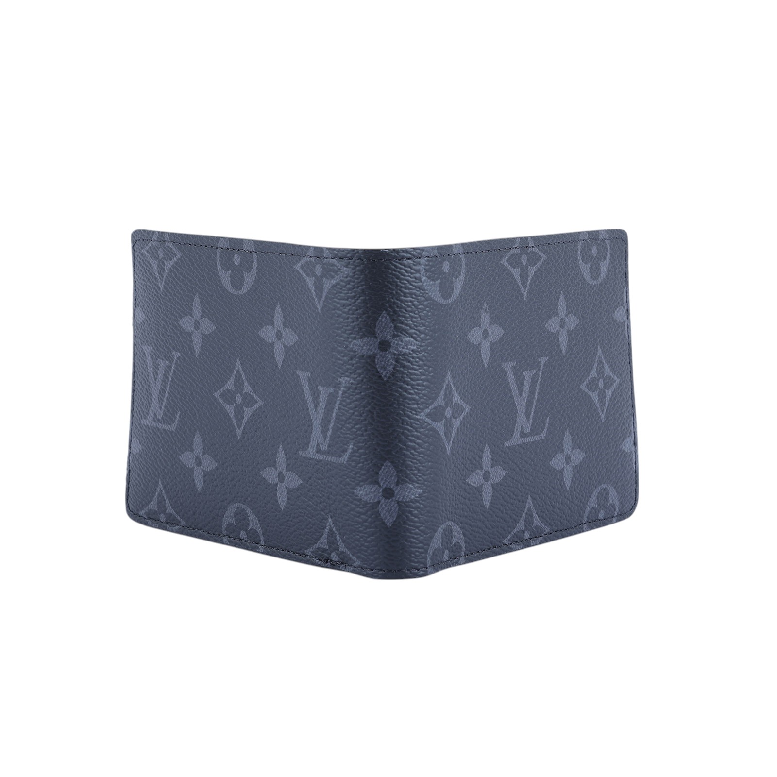 路易威登 LOUIS VUITTON Multiple Eclipse帆布 錢包 短夾 M61695 晶片款 黑原花短夾 原廠盒子/防塵袋/購買證明正本