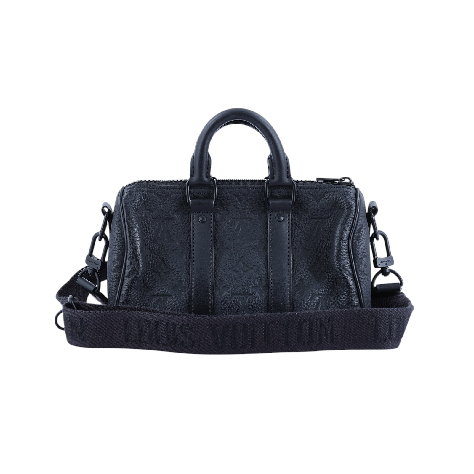 路易威登 LOUIS VUITTON Keepall Bandoulière 25 經典壓紋牛皮 手提 肩背 波士頓包 M20900 晶片款  背帶