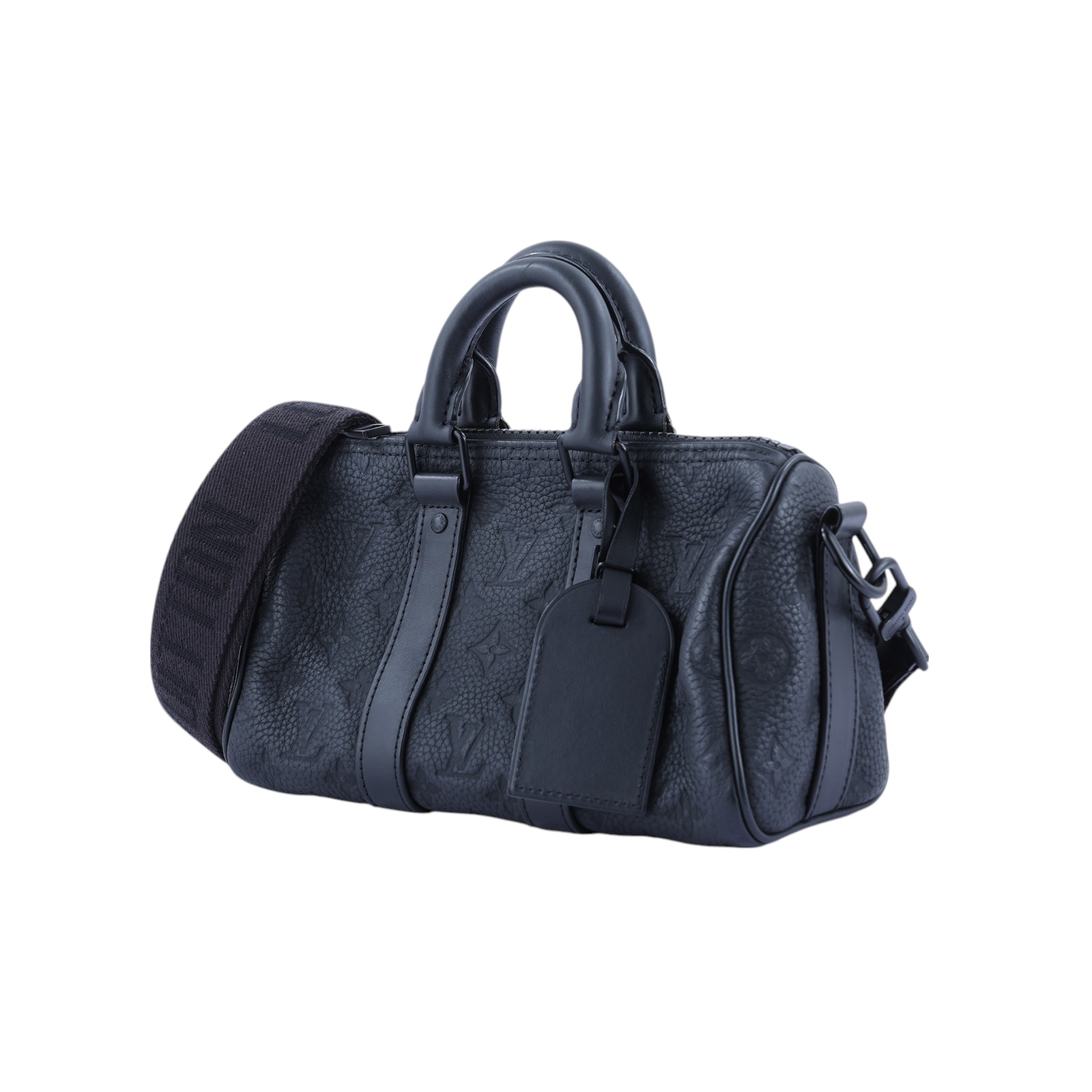 路易威登 LOUIS VUITTON Keepall Bandoulière 25 經典壓紋牛皮 手提 肩背 波士頓包 M20900 晶片款  背帶