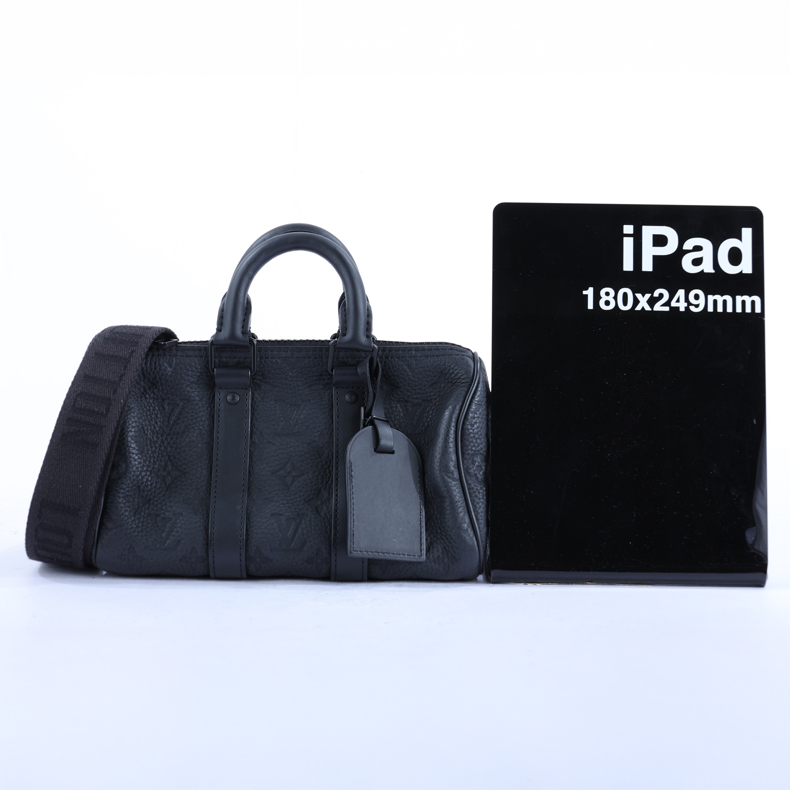 路易威登 LOUIS VUITTON Keepall Bandoulière 25 經典壓紋牛皮 手提 肩背 波士頓包 M20900 晶片款  背帶