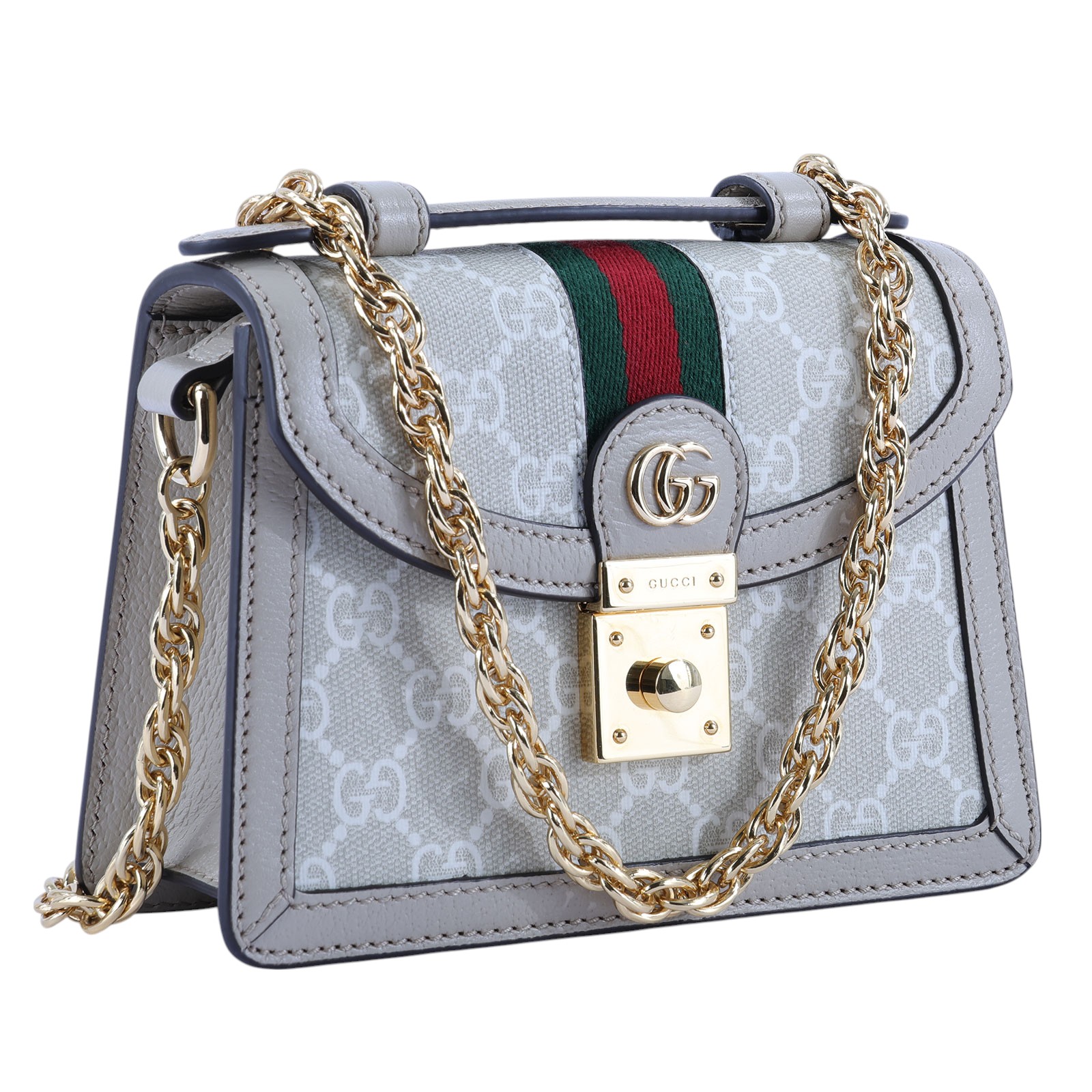 古馳 GUCCI Ophidia 迷你 肩背袋 696180 米色OPHIDIA GG 2WAY 原廠盒子/購買證明影本