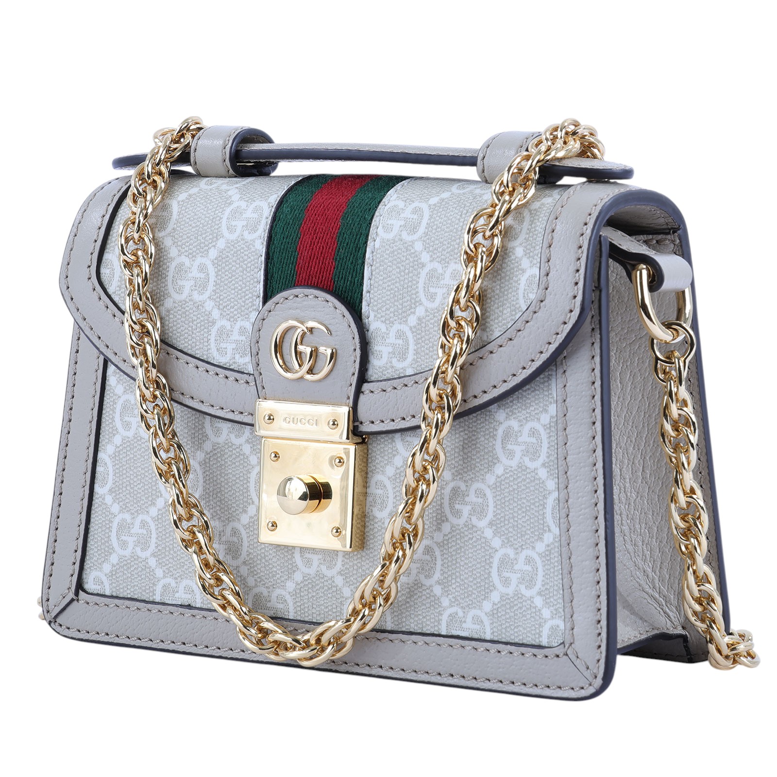 古馳 GUCCI Ophidia 迷你 肩背袋 696180 米色OPHIDIA GG 2WAY 原廠盒子/購買證明影本