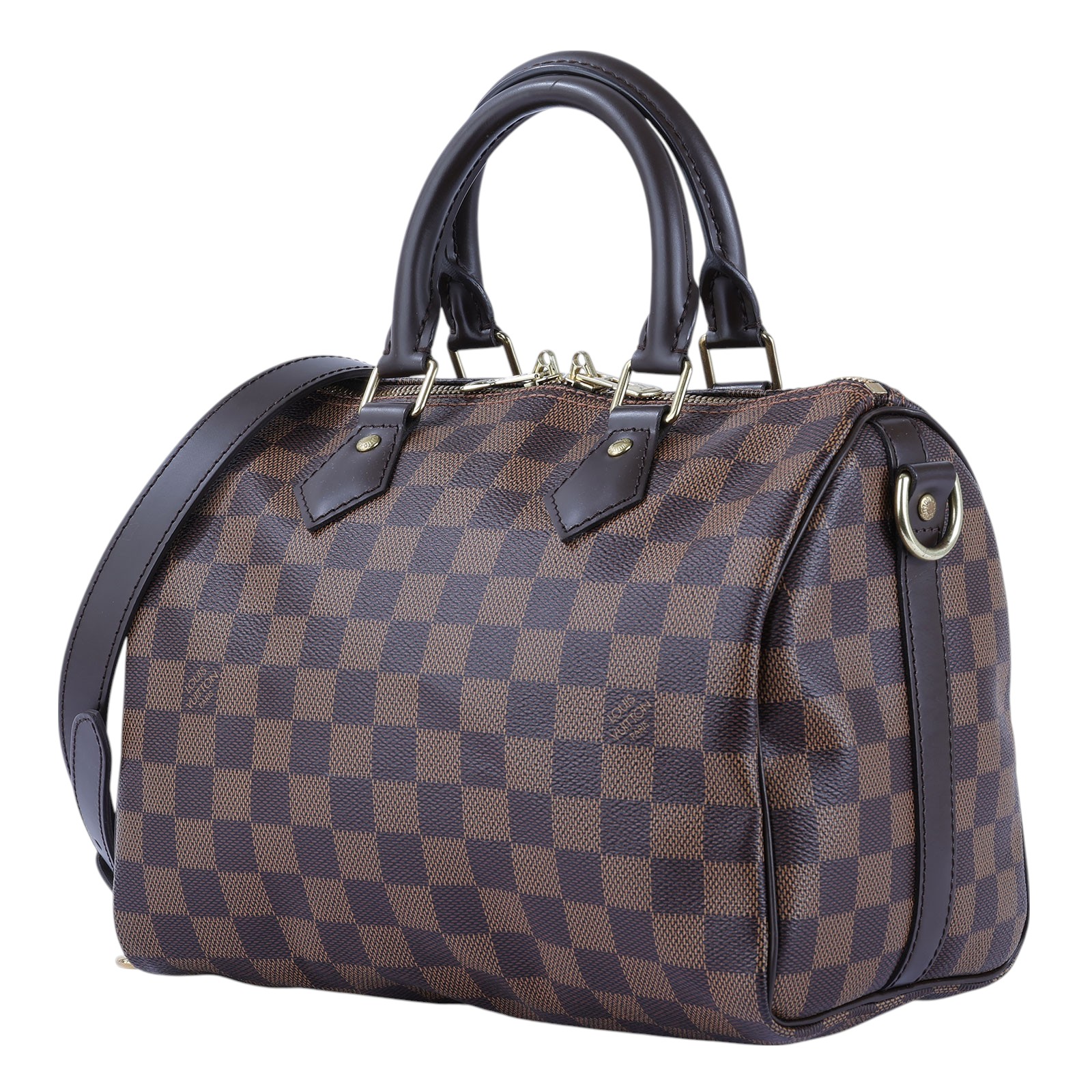路易威登 LOUIS VUITTON Speedy Bandoulière 25  波士頓包 手提包 棕棋盤格 N40575  防塵袋/背帶/鎖組