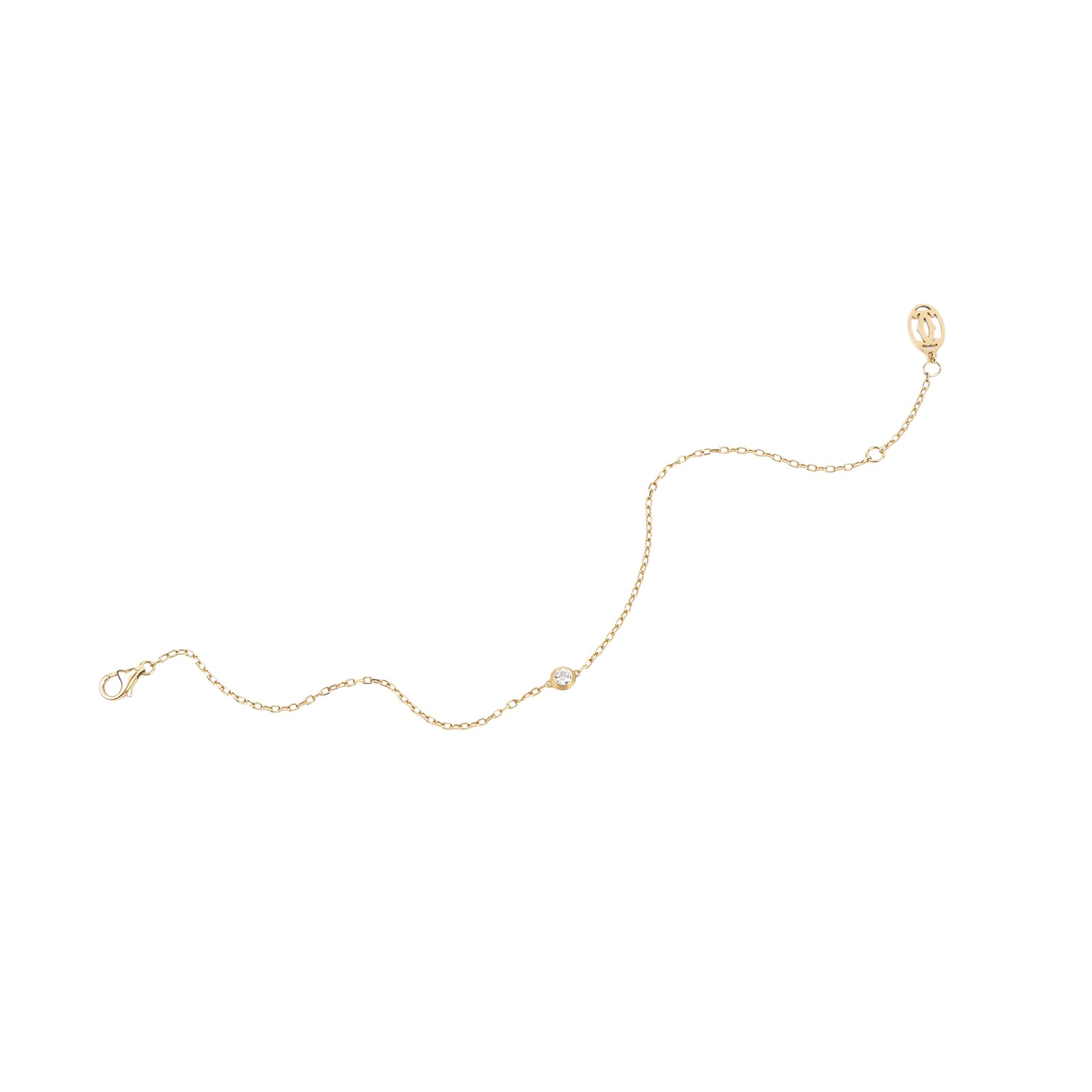 卡地亞 CARTIER Juste un Clou 手環 小型款 B6065814 YG 0.09ct D Amour 手鏈 原廠盒子/保書