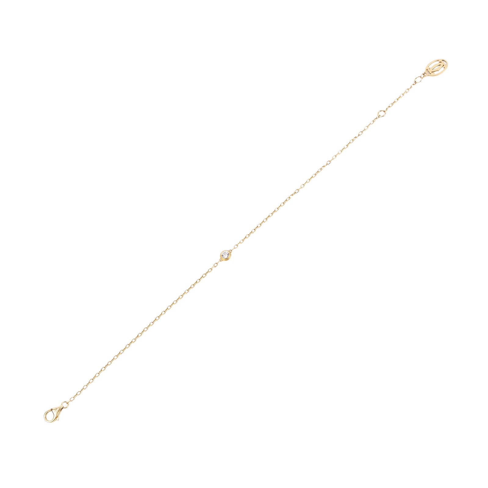 卡地亞 CARTIER Juste un Clou 手環 小型款 B6065814 YG 0.09ct D Amour 手鏈 原廠盒子/保書