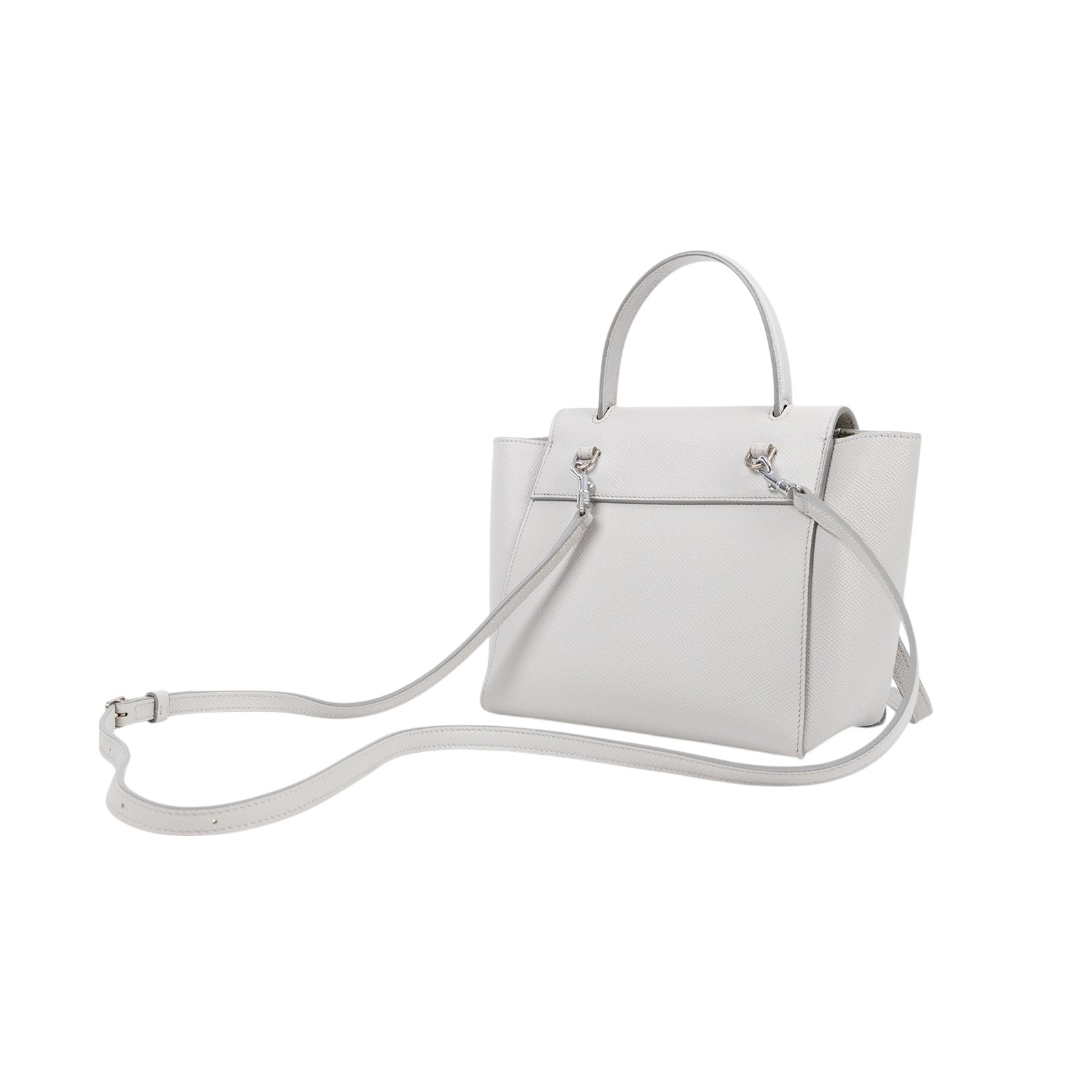 思琳 CELINE 珠地小牛皮 袖珍型 Belt 手袋 189003ZVA 淺灰 BELT BAG NANO 防塵袋/購買證明正本/背帶