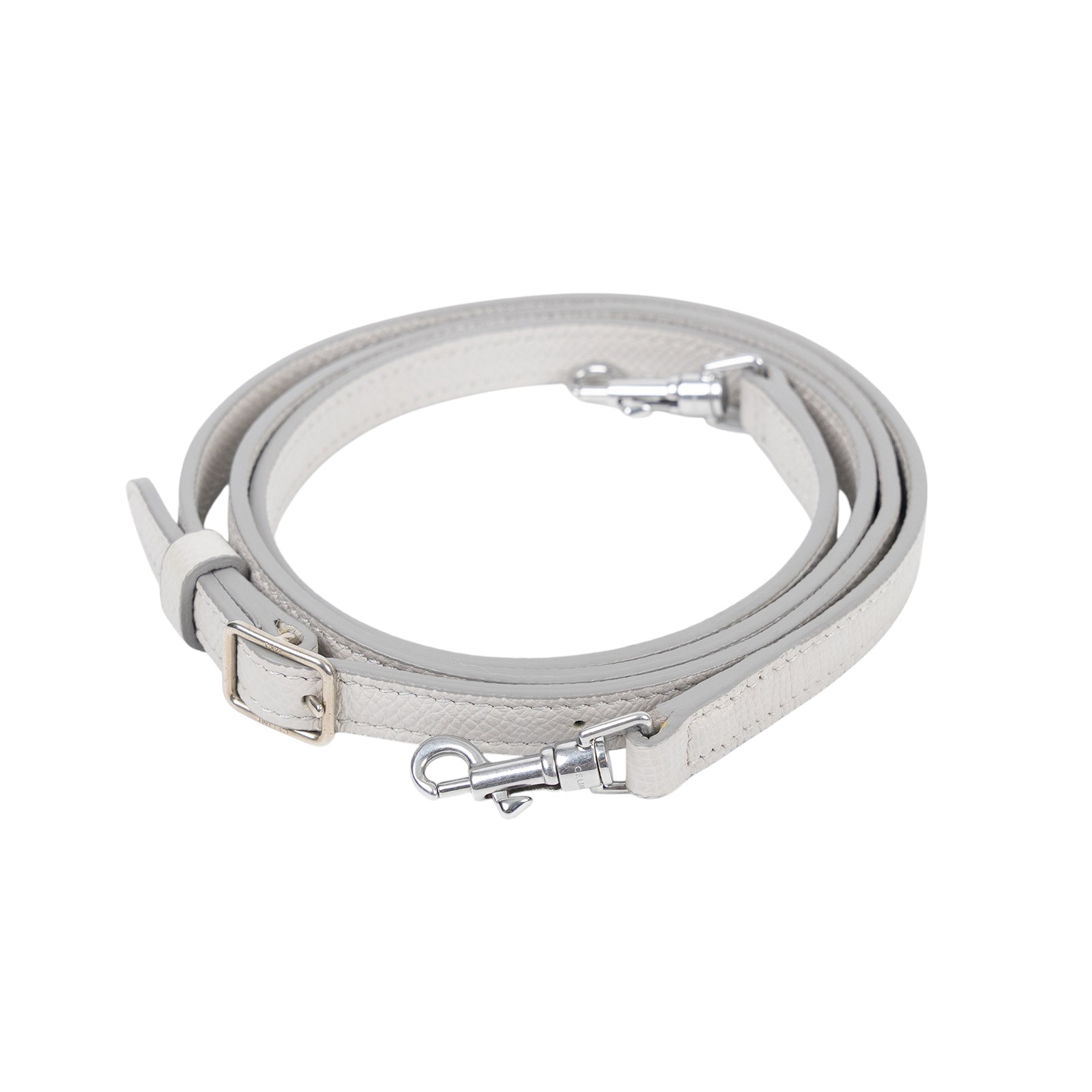 思琳 CELINE 珠地小牛皮 袖珍型 Belt 手袋 189003ZVA 淺灰 BELT BAG NANO 防塵袋/購買證明正本/背帶