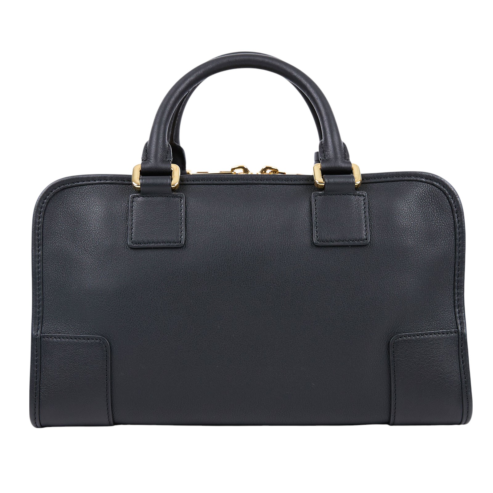 羅意威 LOEWE Amazona 28 bag 肩背 手提包 A039N08X01 黑AMAZONA 28 BAG 防塵袋/購買證明正本/背帶