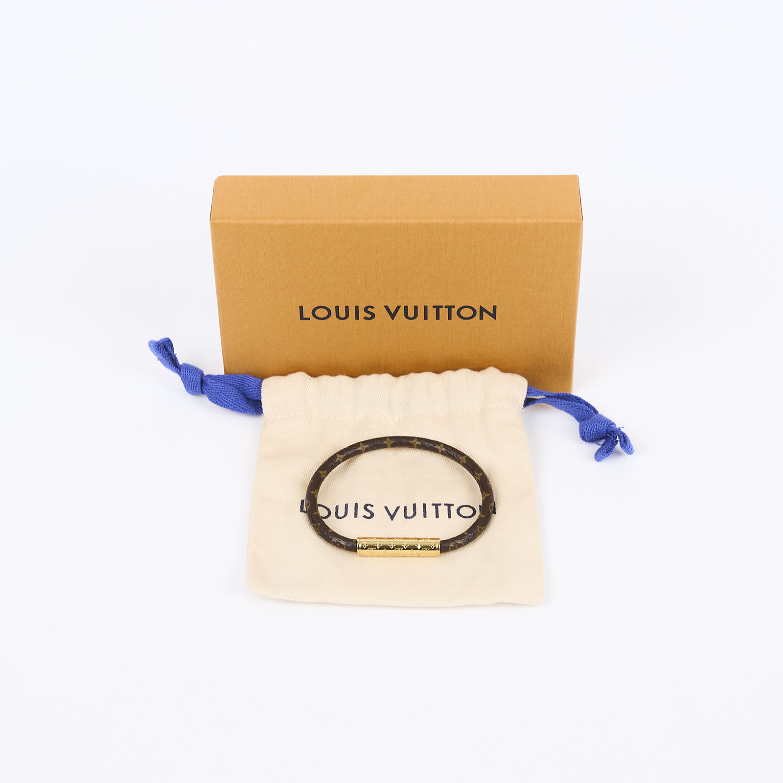 路易威登 LOUIS VUITTON LV Confidential 手鐲 M8274F Confidential原花手環 原廠盒子/防塵袋