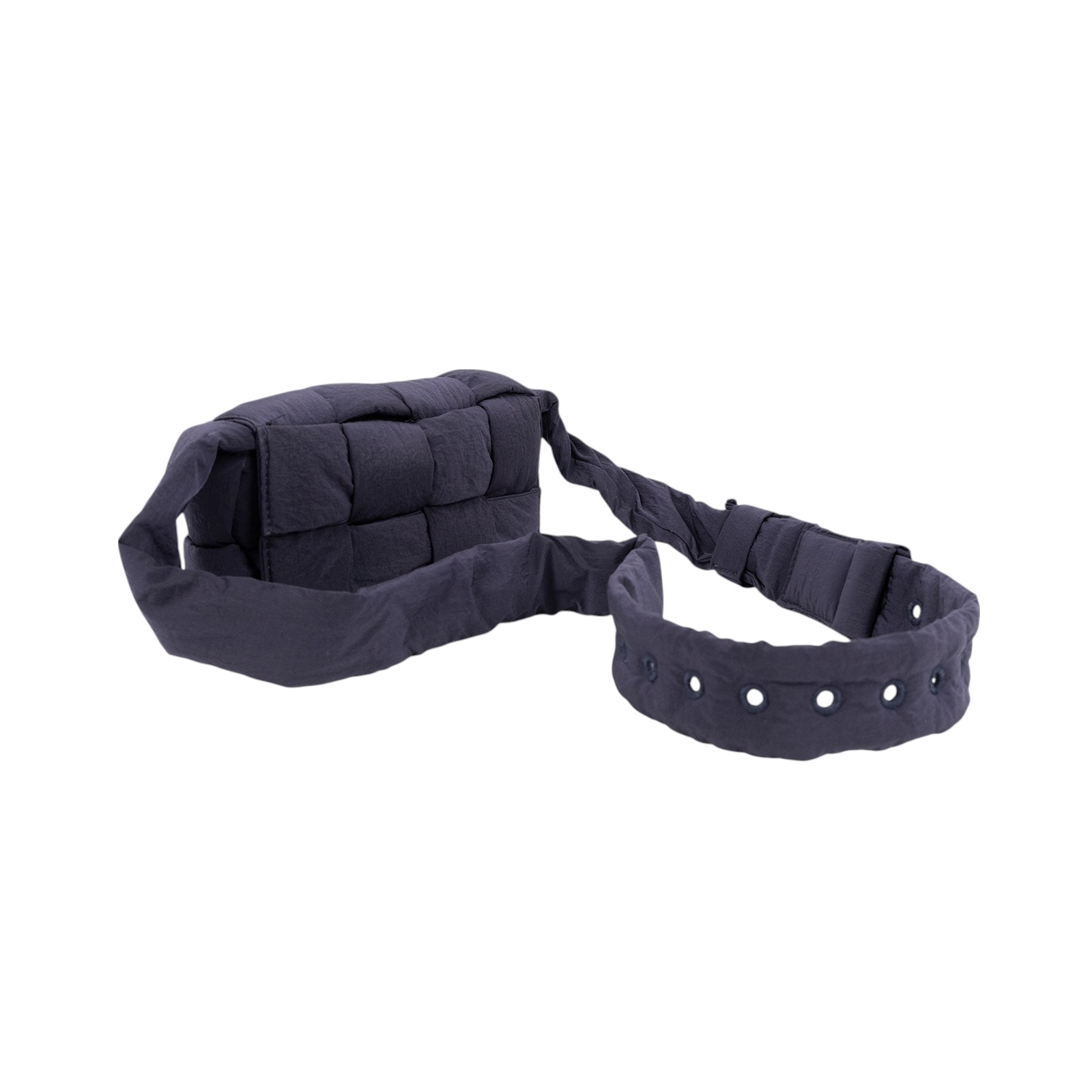 寶緹嘉 BOTTEGA VENETA Padded Cassette 尼龍 編織腰包 679763VB080  防塵袋/購買證明正本
